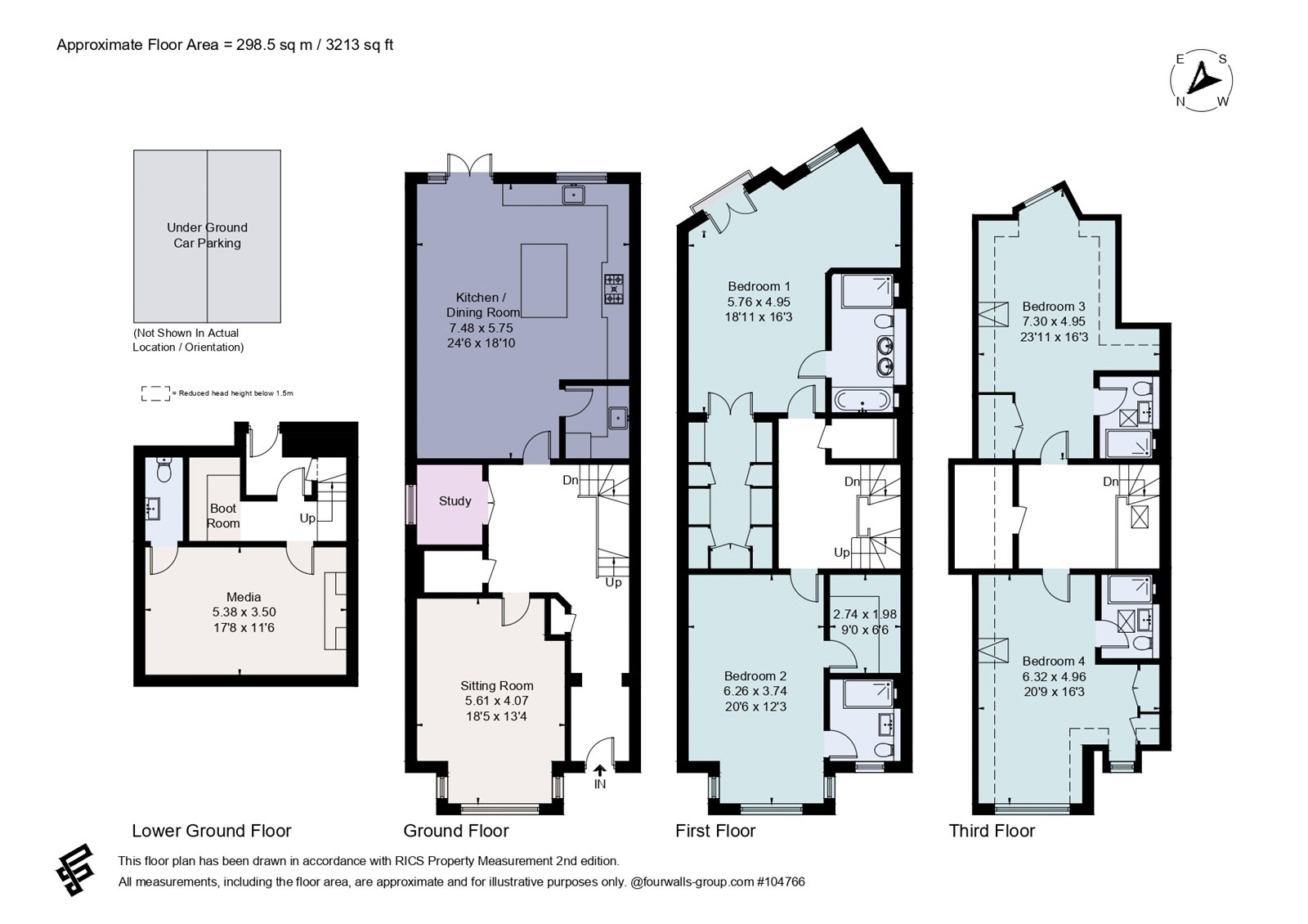The Esher Collection, 35D, Ellington House, Esher floorplan