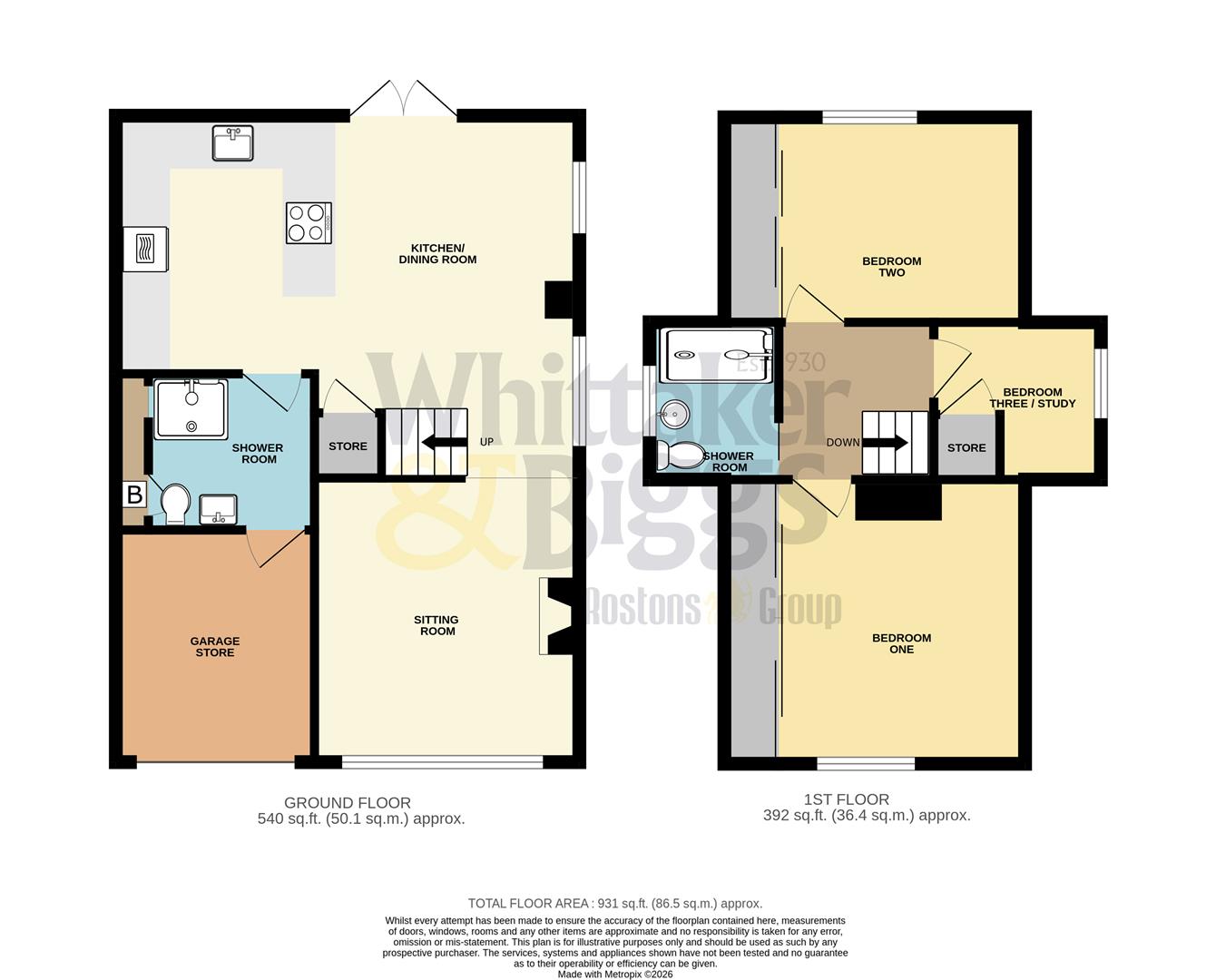 Hampshire Close, Stoke-On-Trent floorplan