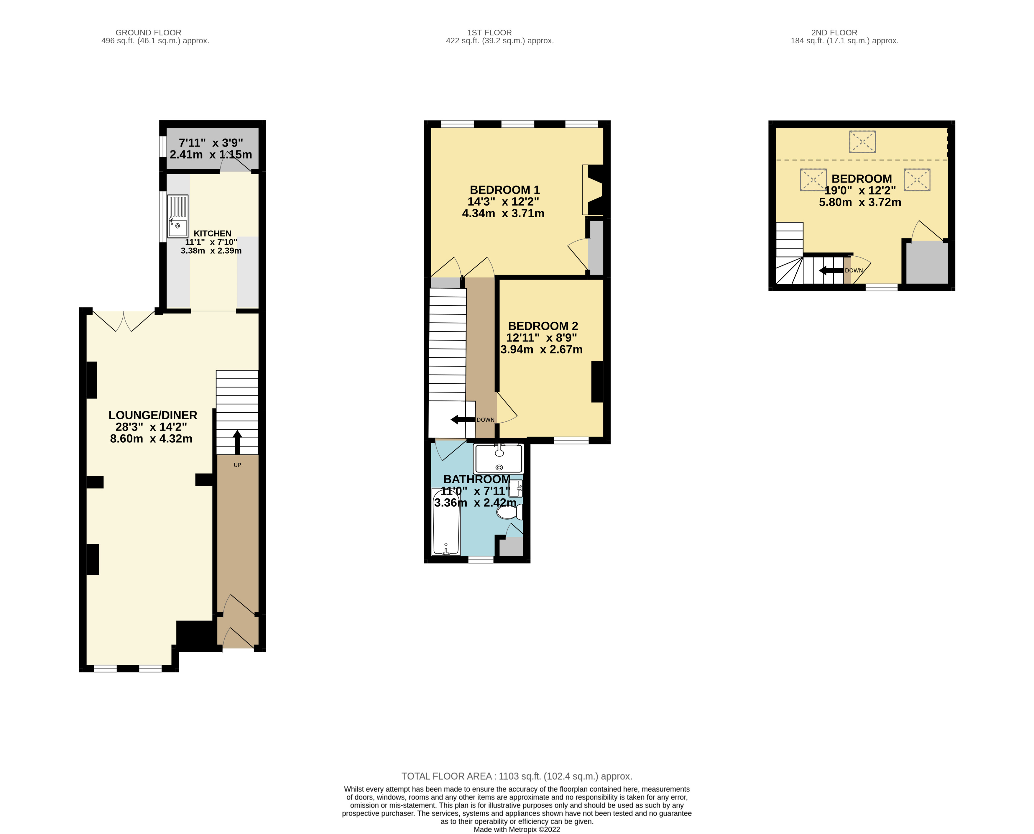 Hambleton Terrace, York YO31, 3 bedroom terraced house for sale