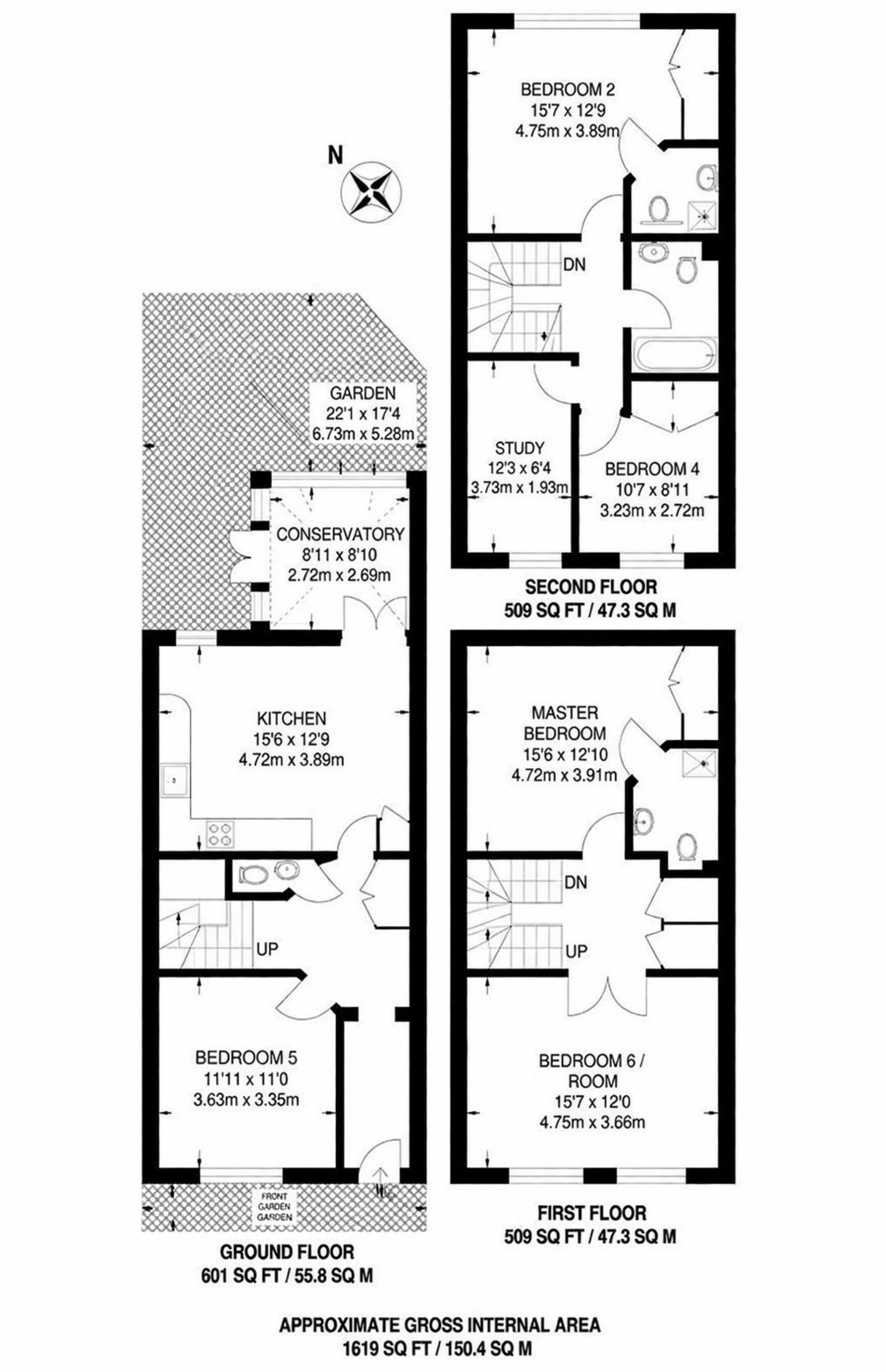Harper Road, Harper Road - 3 Story House, London floorplan