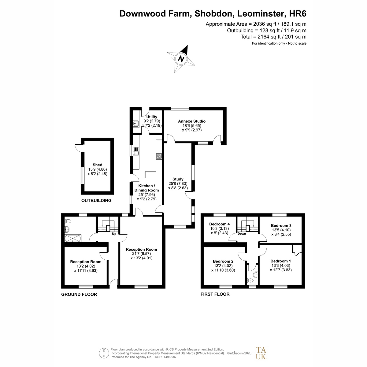 Downwood Farm House, Downwood Farm, Leominster floorplan