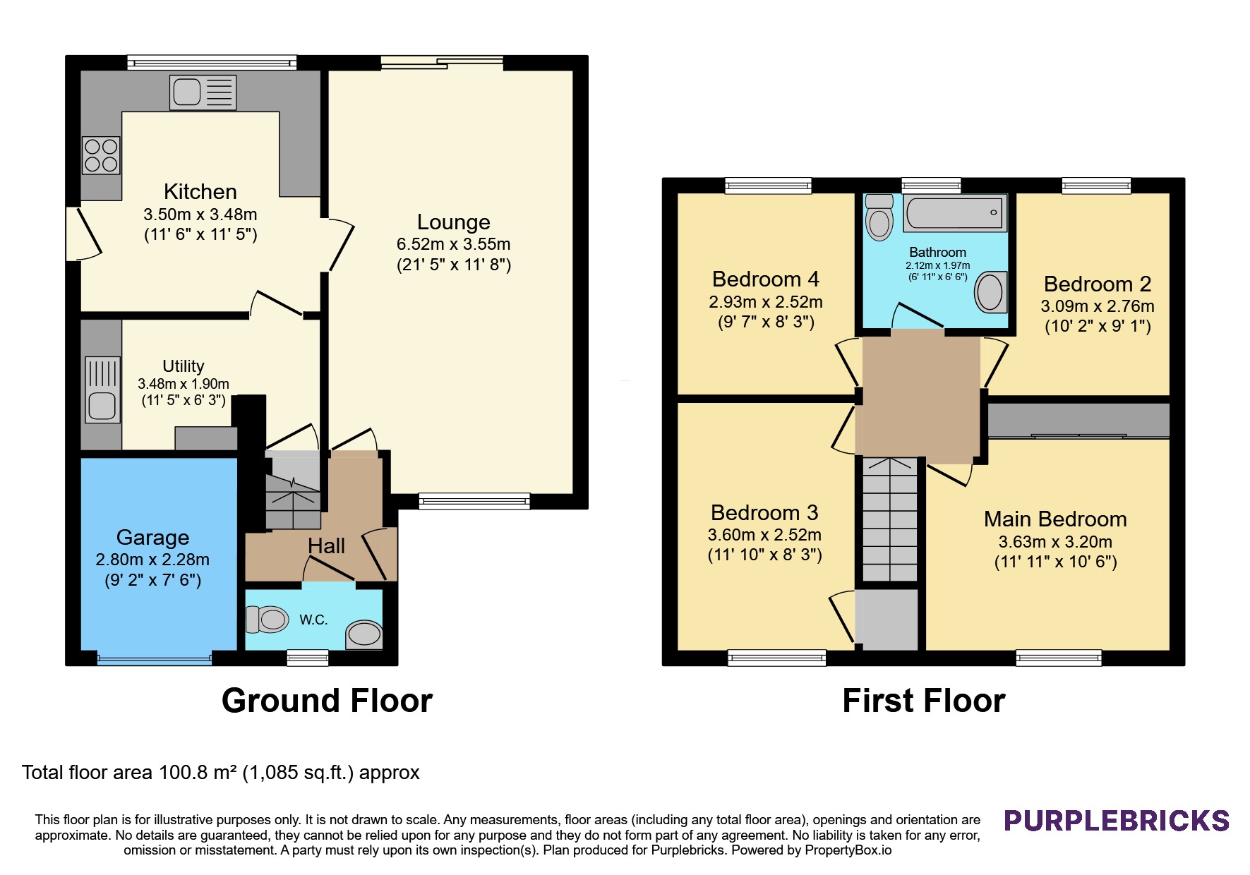 Cusworth Way, Dunstable floorplan