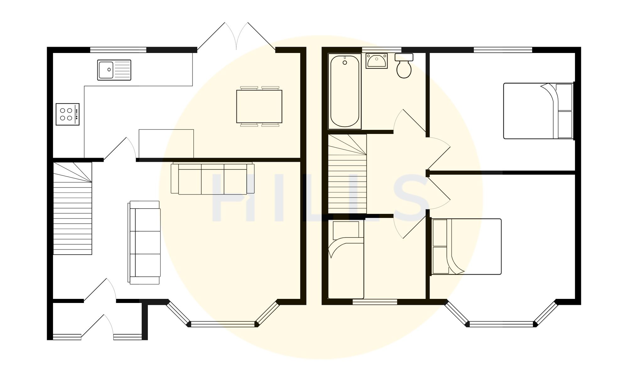 15 Beaufort Street, Manchester floorplan