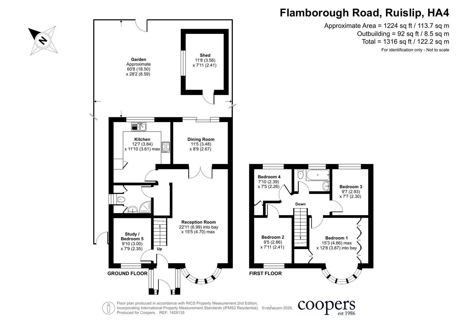 39a, Flamborough Road, Ruislip floorplan