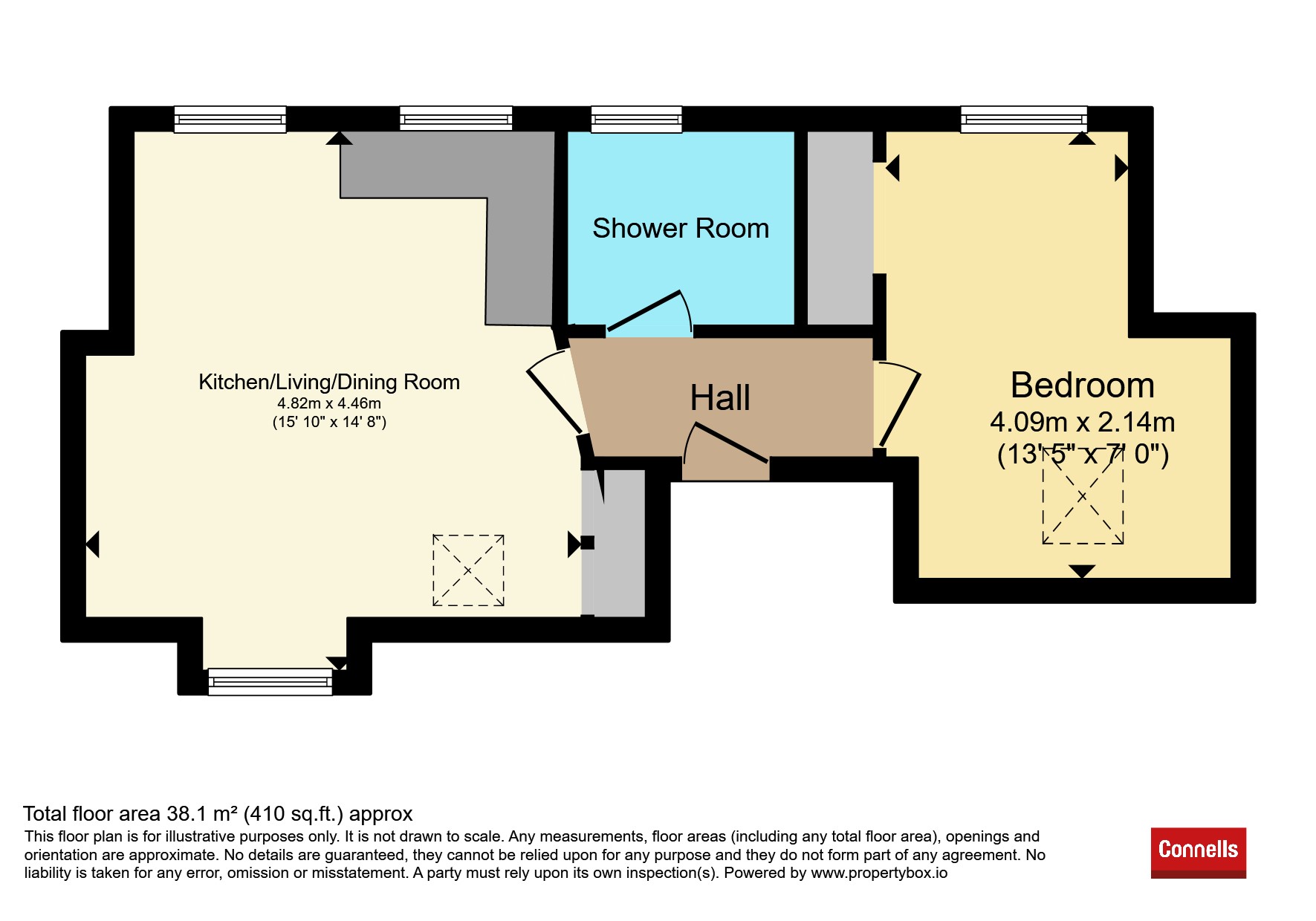 Flat 5, 12, Mildred Avenue, Watford floorplan