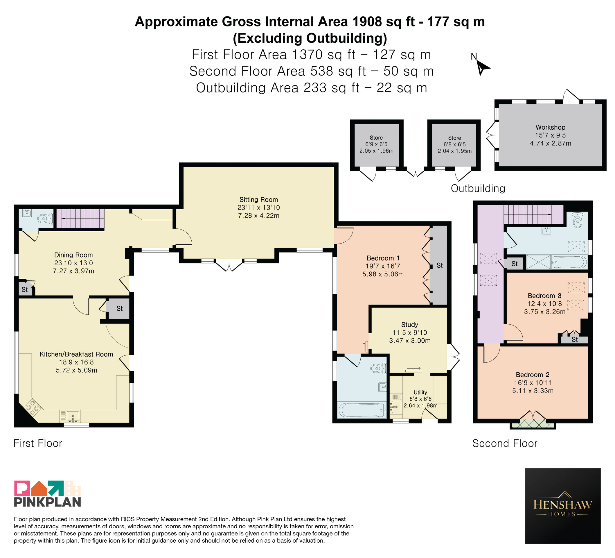 1 The Stables, Leamington Spa floorplan