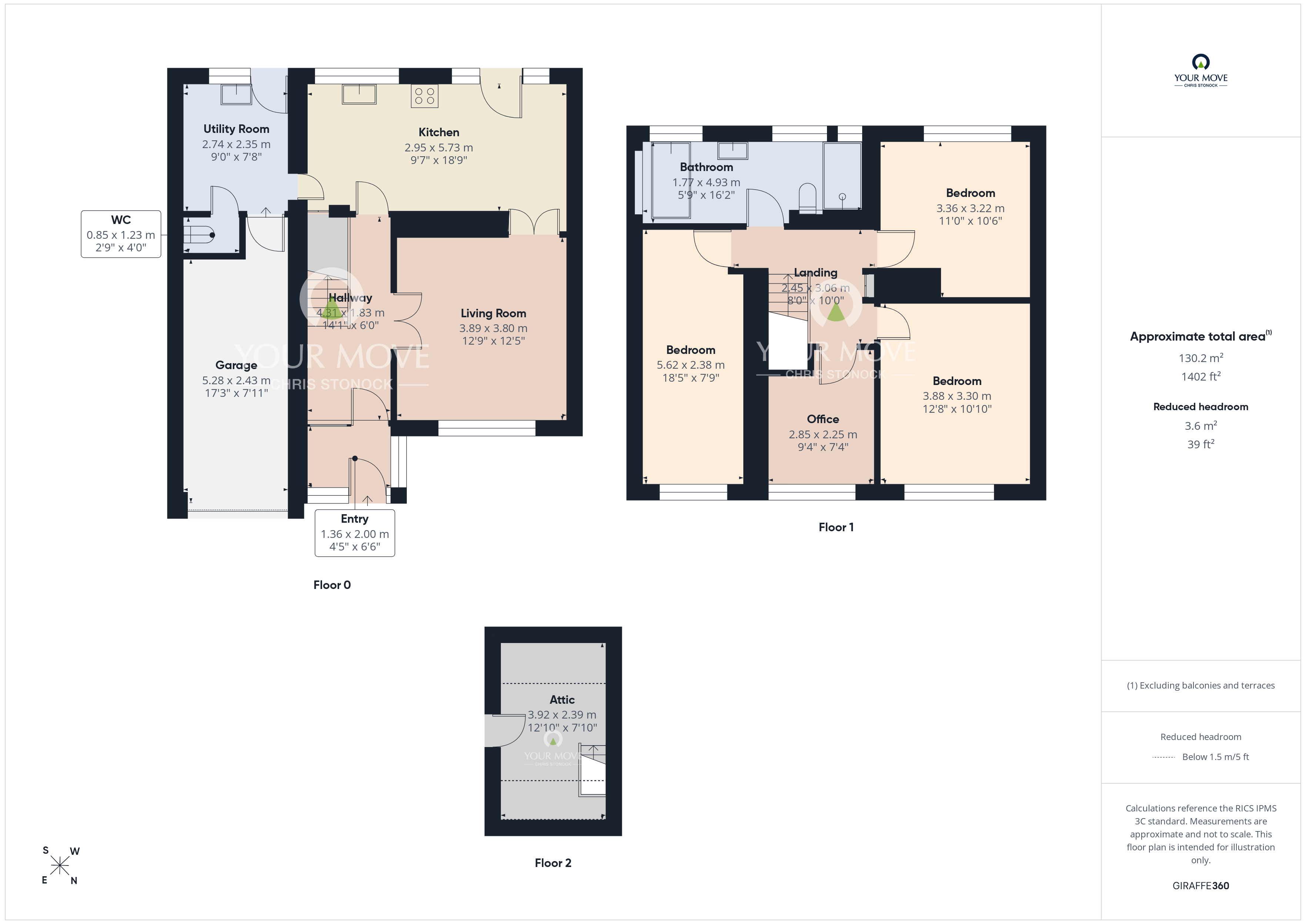 1, Matfen Place, Newcastle upon Tyne floorplan