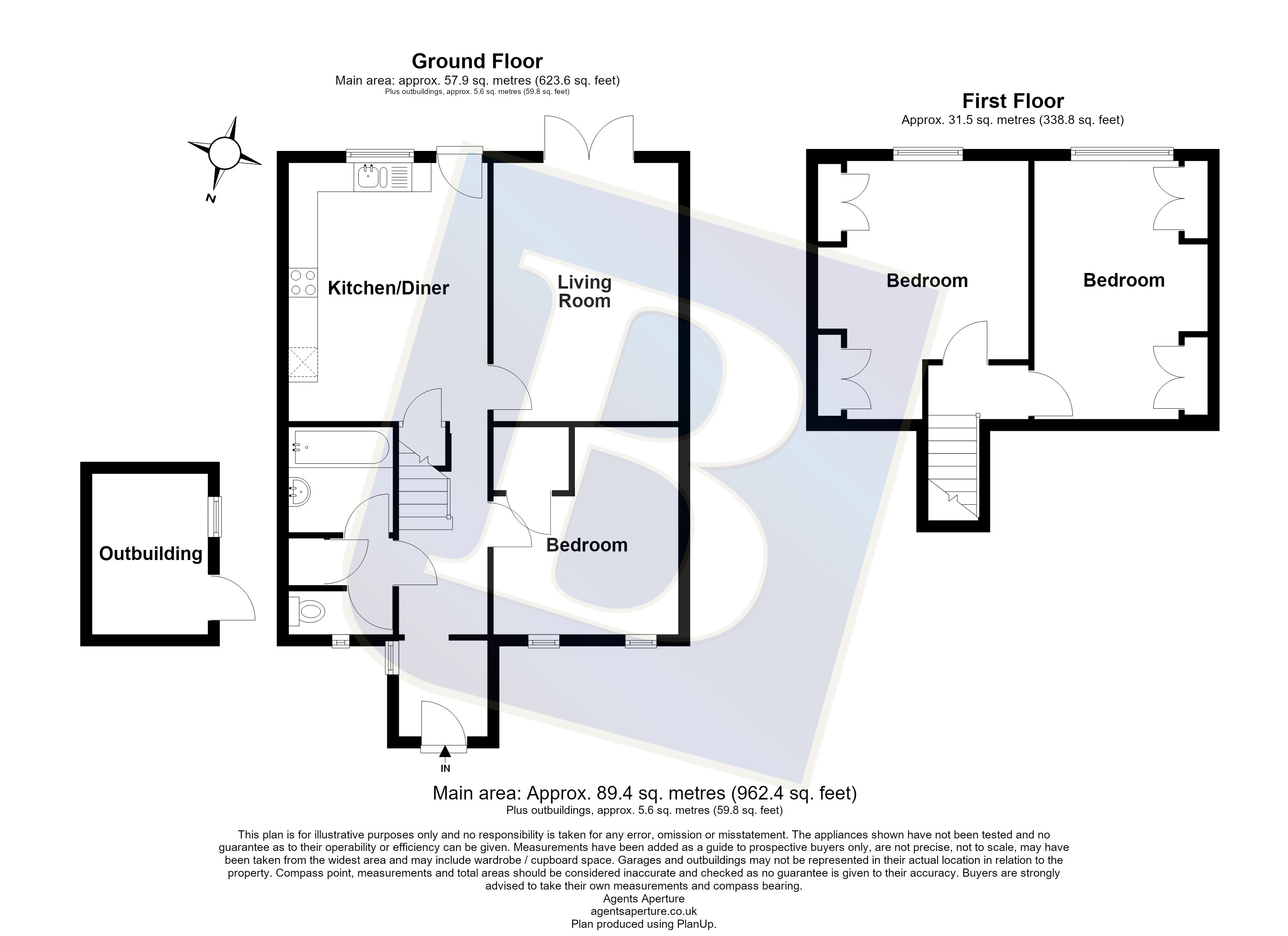 6, Clover Close, Essex floorplan