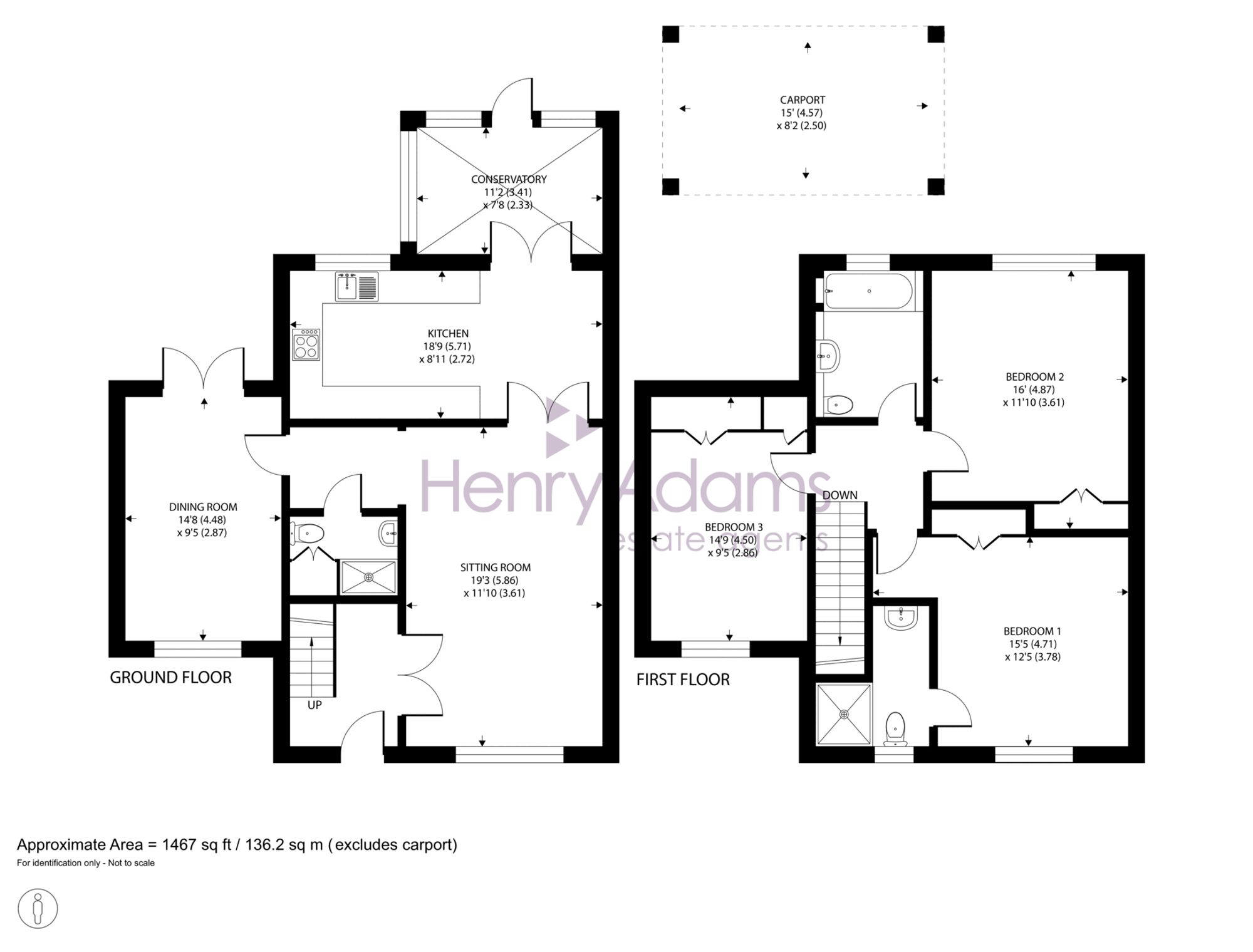 1 Chantry Hall, Emsworth floorplan