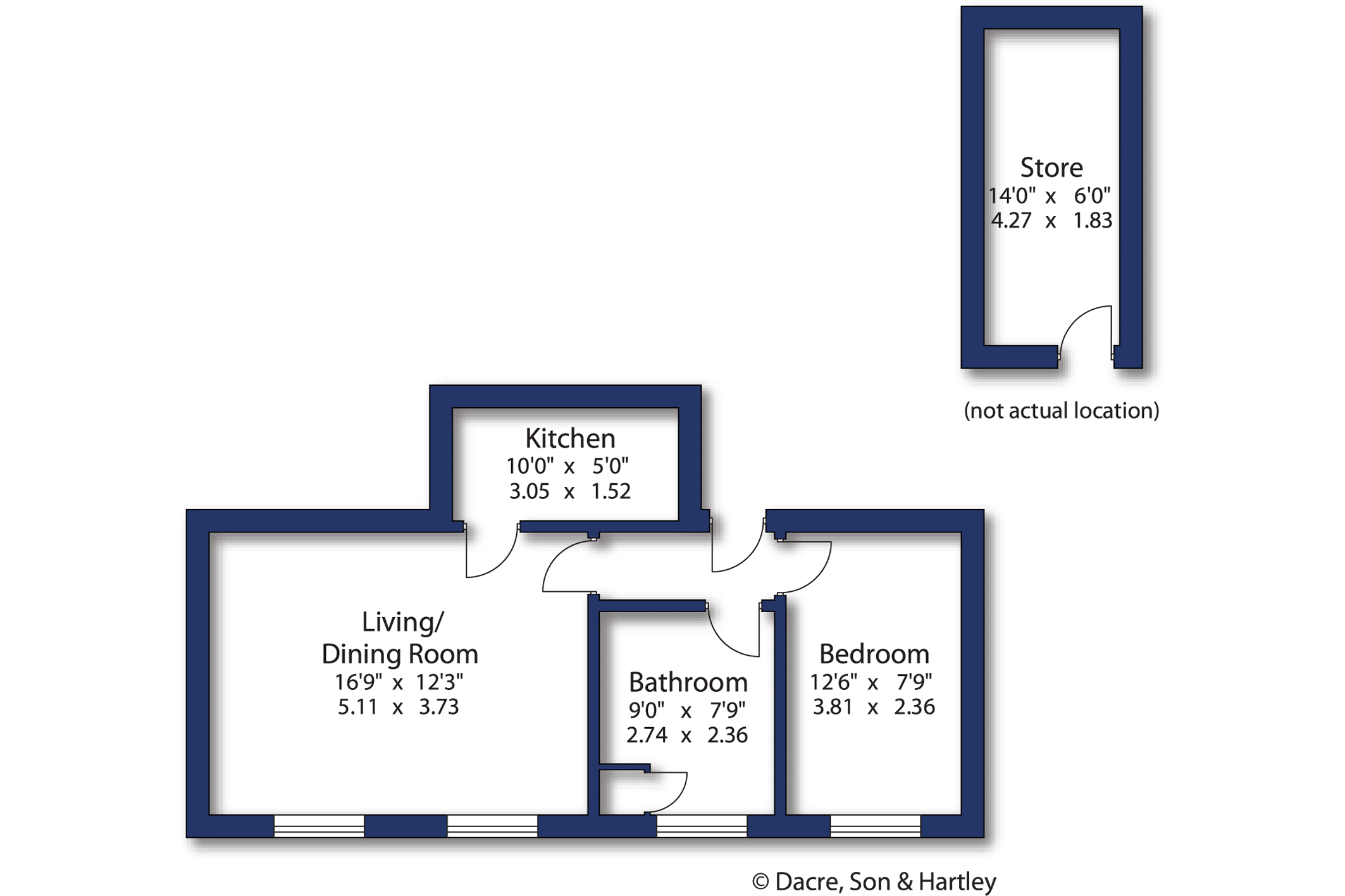 9 Raines Court,, Raines Road, Settle floorplan