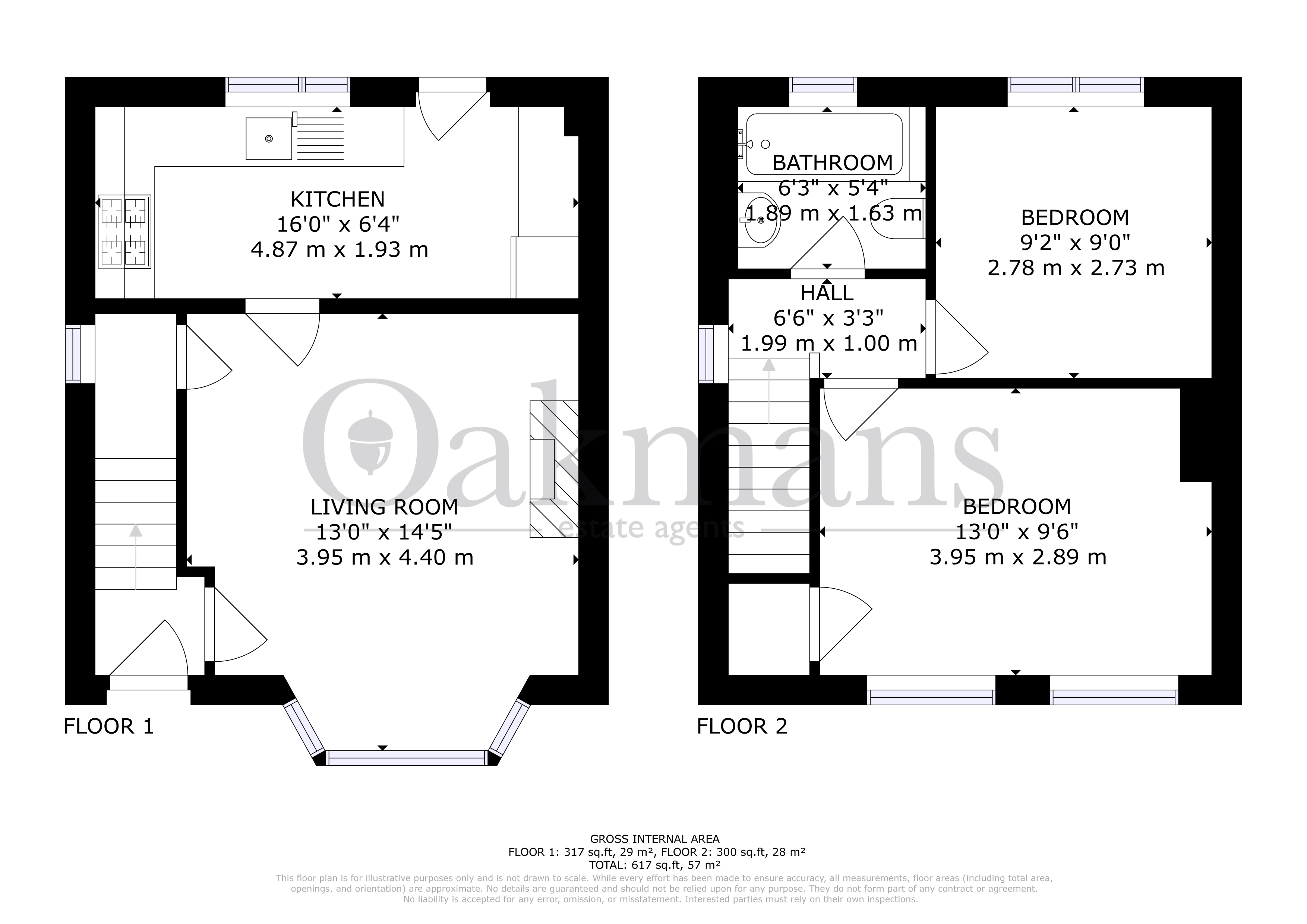 55, Orpwood Road, West Midlands floorplan