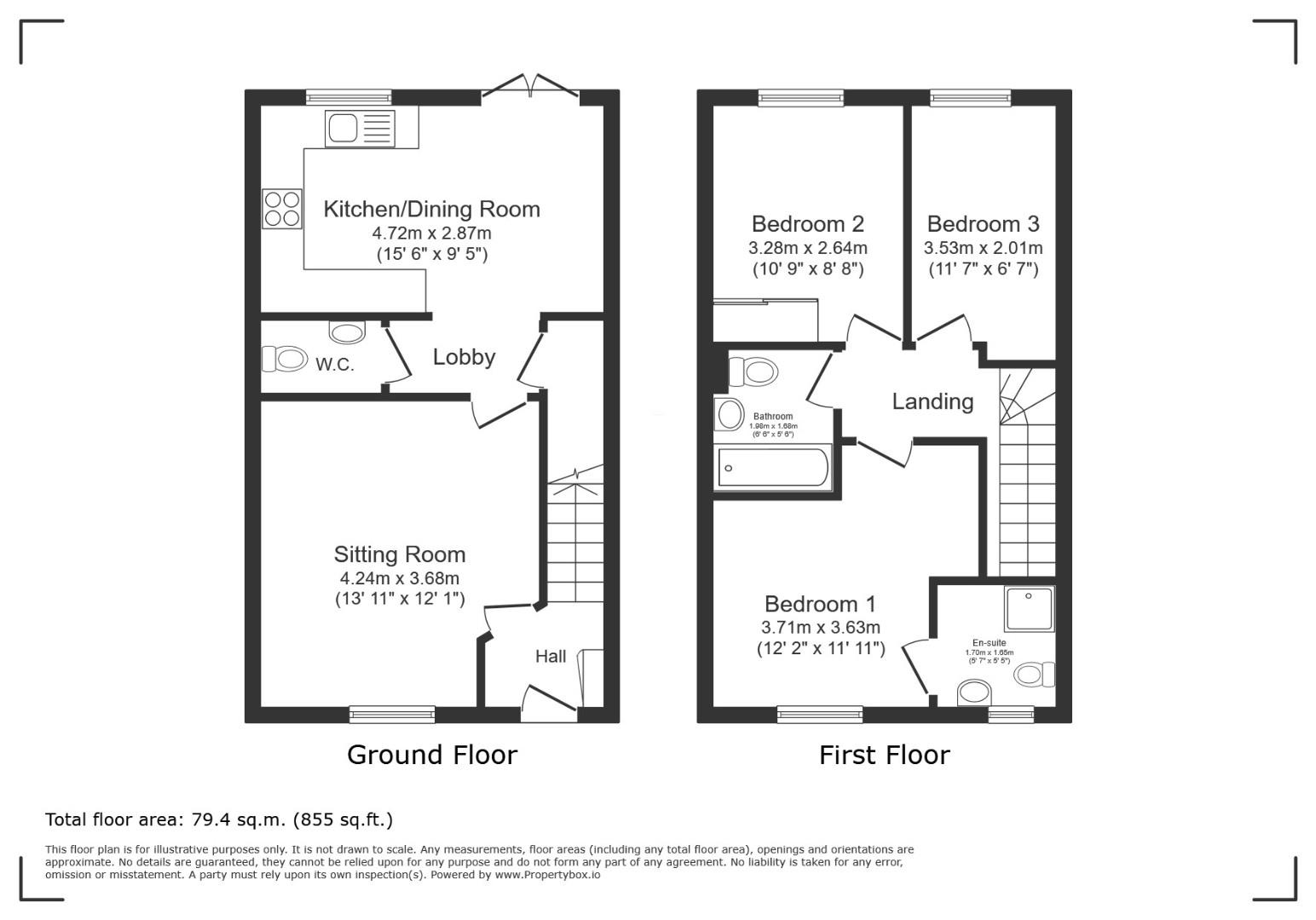 5, Highwayman Road, York floorplan