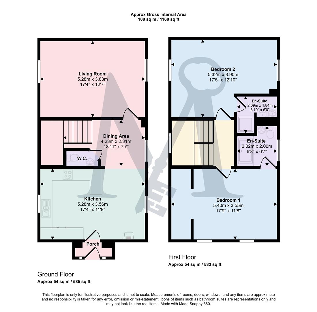 The Old School Room, Lower Moor Road, Coalville floorplan