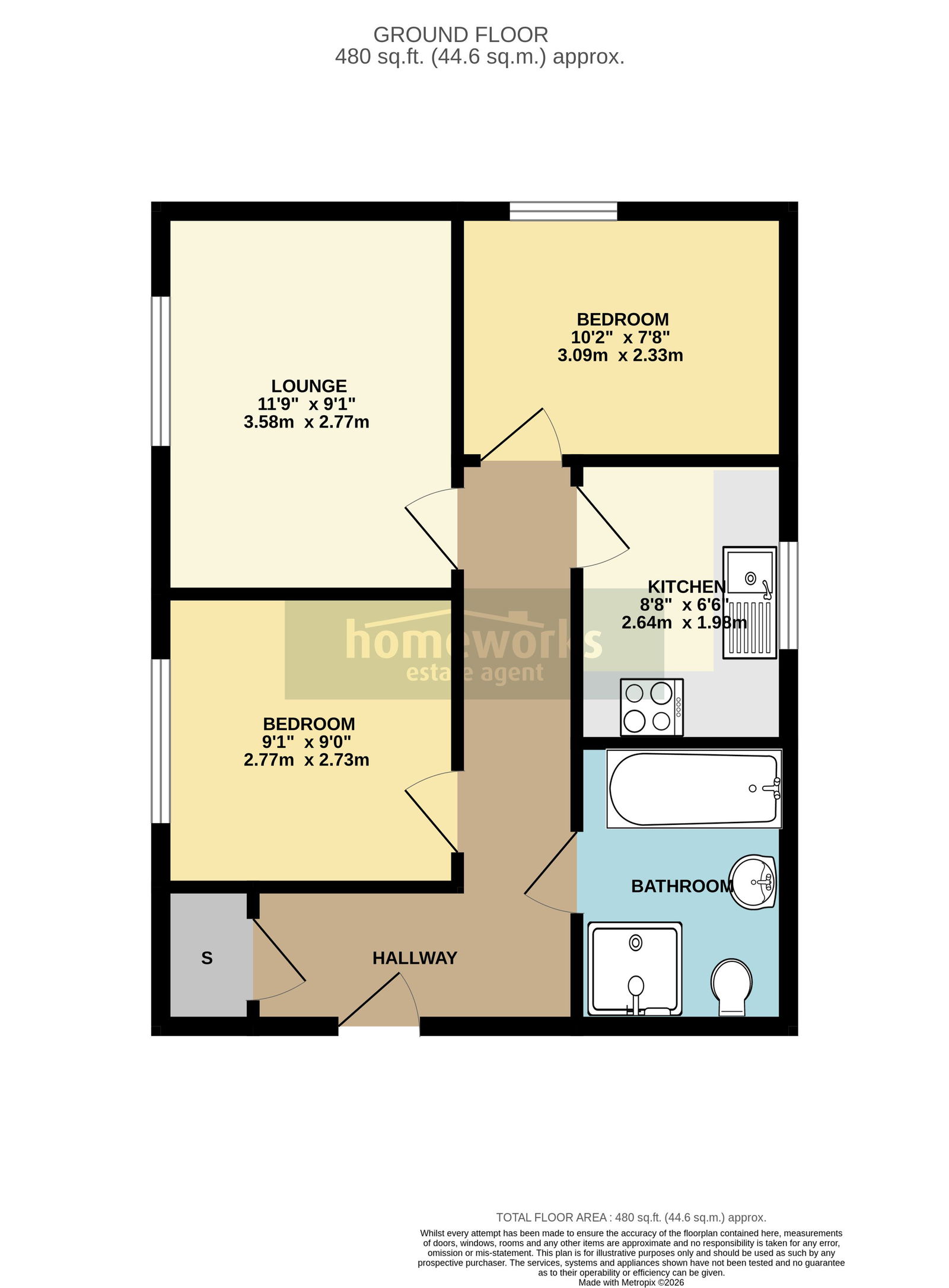 6, Erwin Court, Dereham floorplan