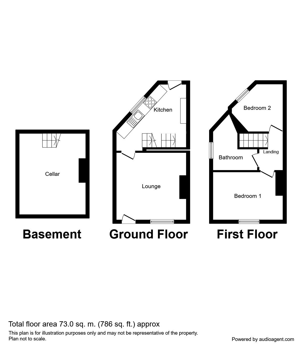 2 Bedrooms Terraced house for sale in Park Street, Mossley, Ashton-Under-Lyne OL5