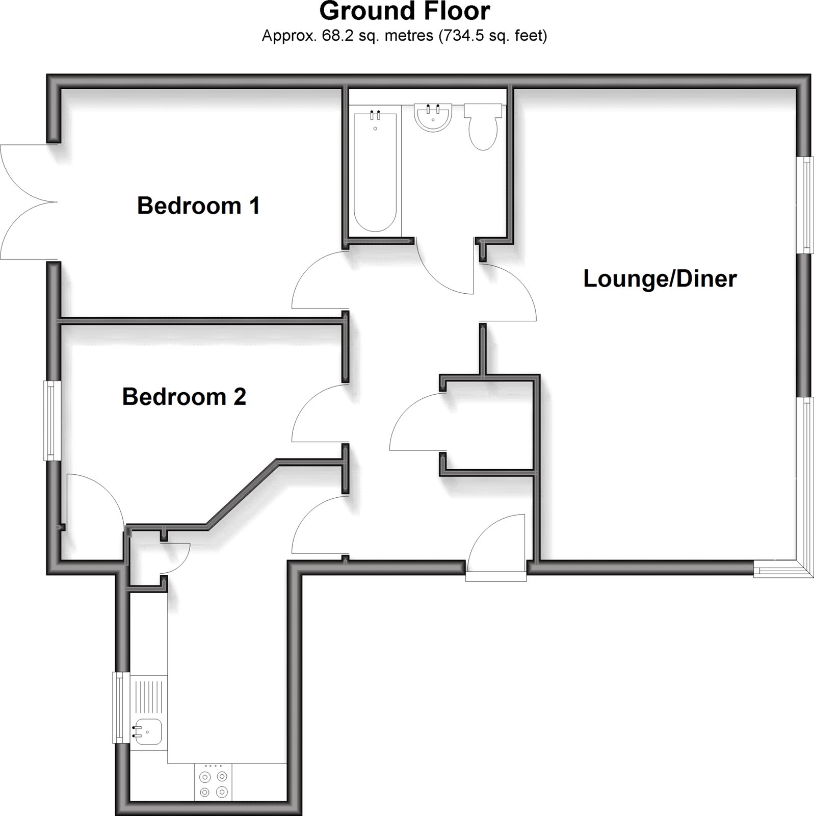 21, Old Common Close, Chichester floorplan