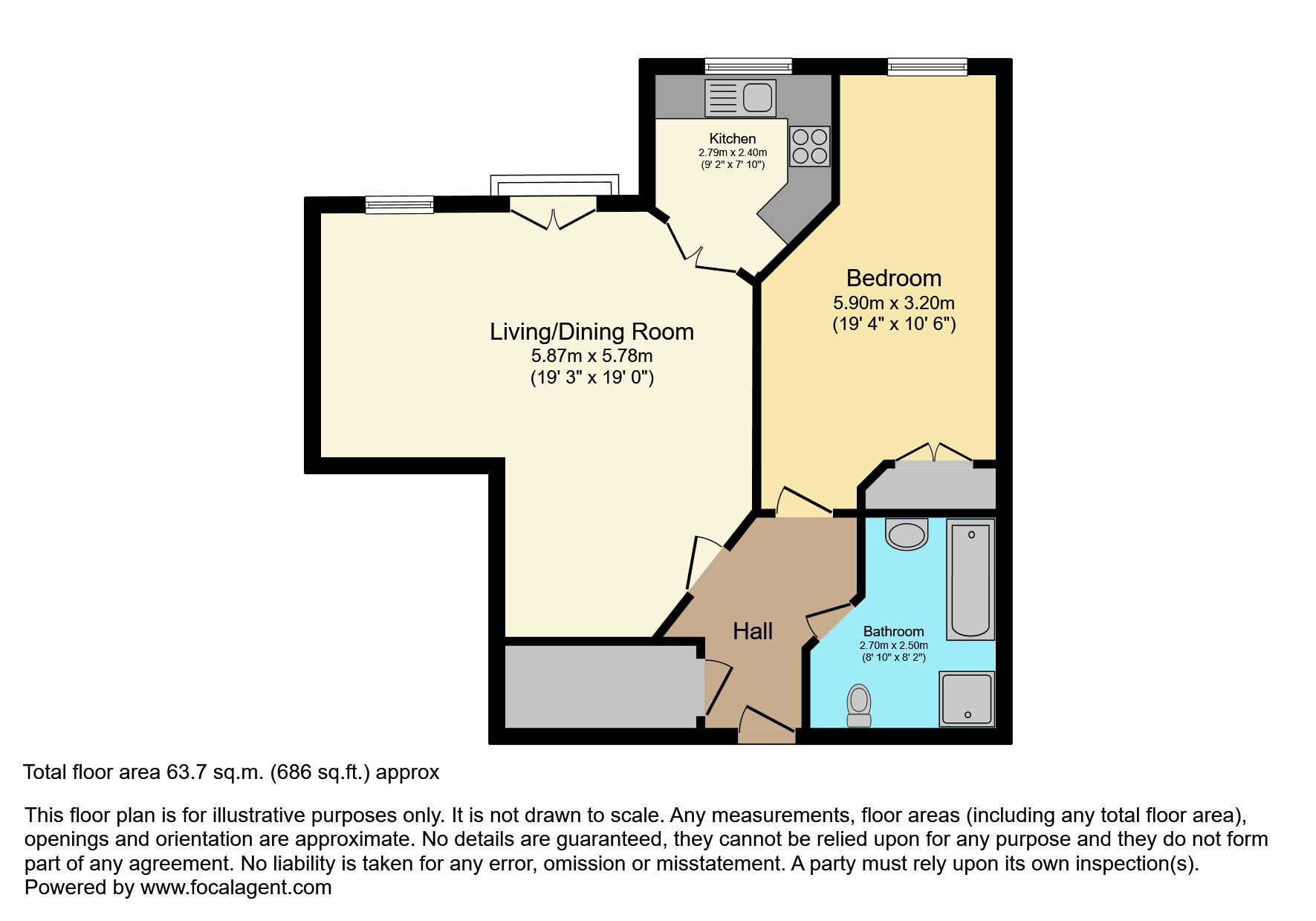 23, Aire Valley Court, Bingley floorplan