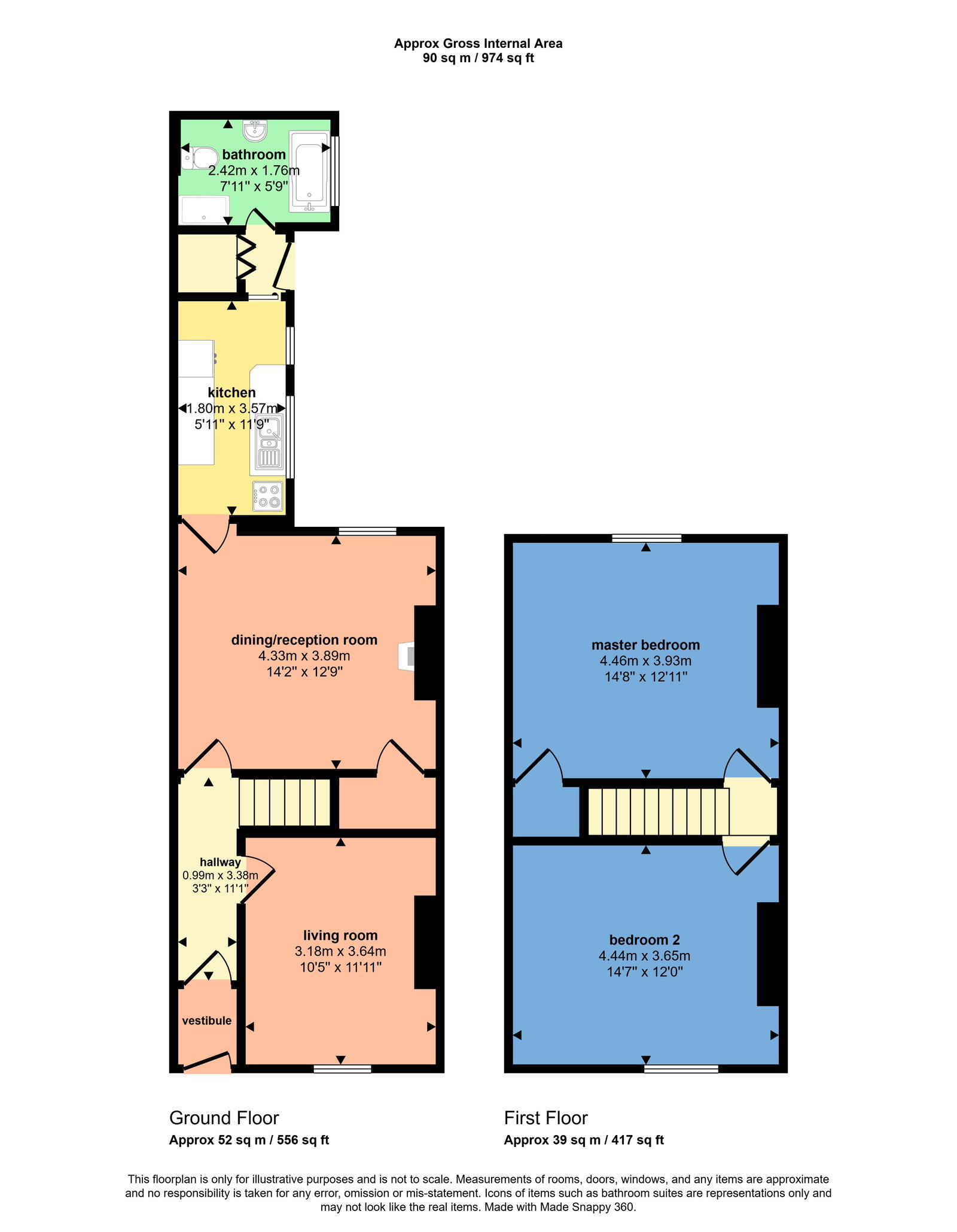 13, Silloth Street, Carlisle floorplan