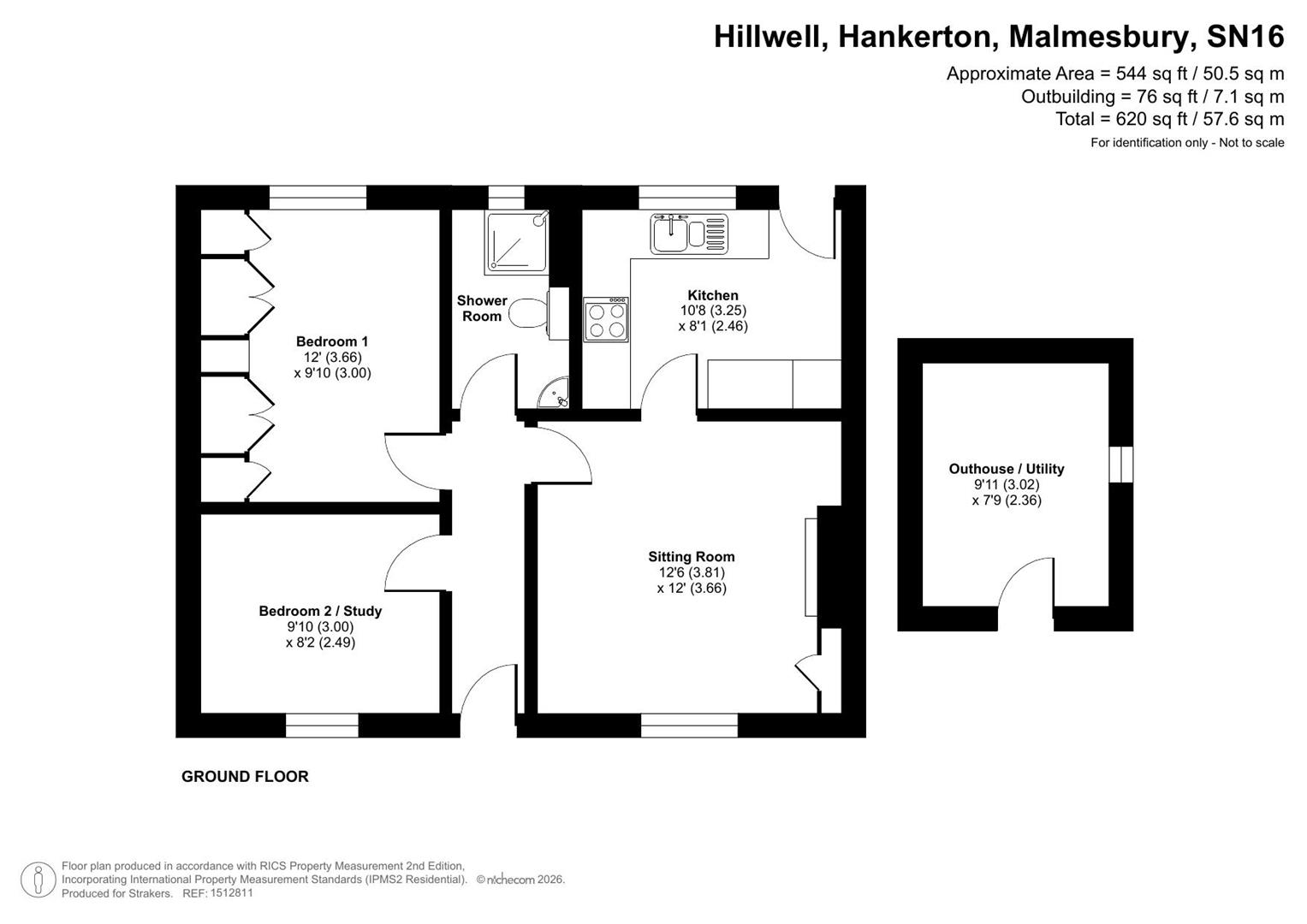 9, Hillwell, Malmesbury floorplan
