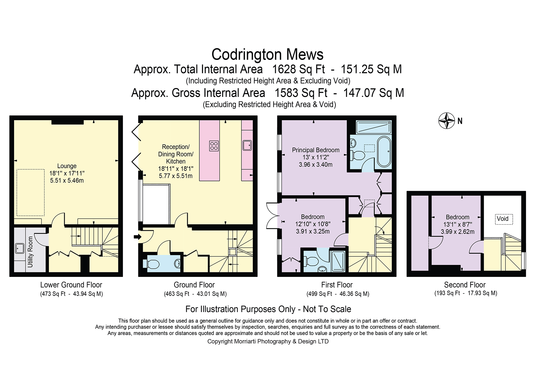 4, Codrington Mews, London floorplan