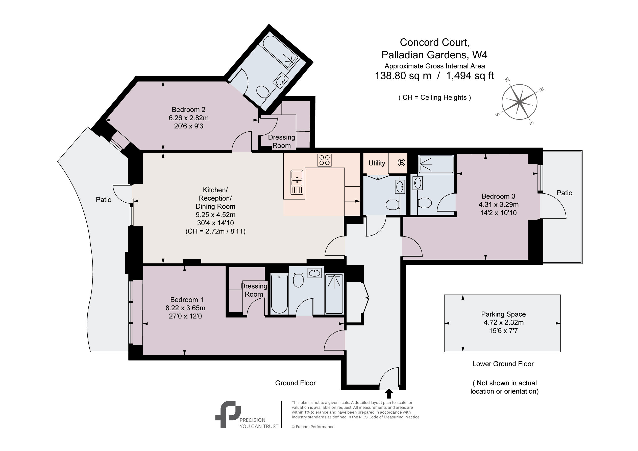 Concord Court, London floorplan