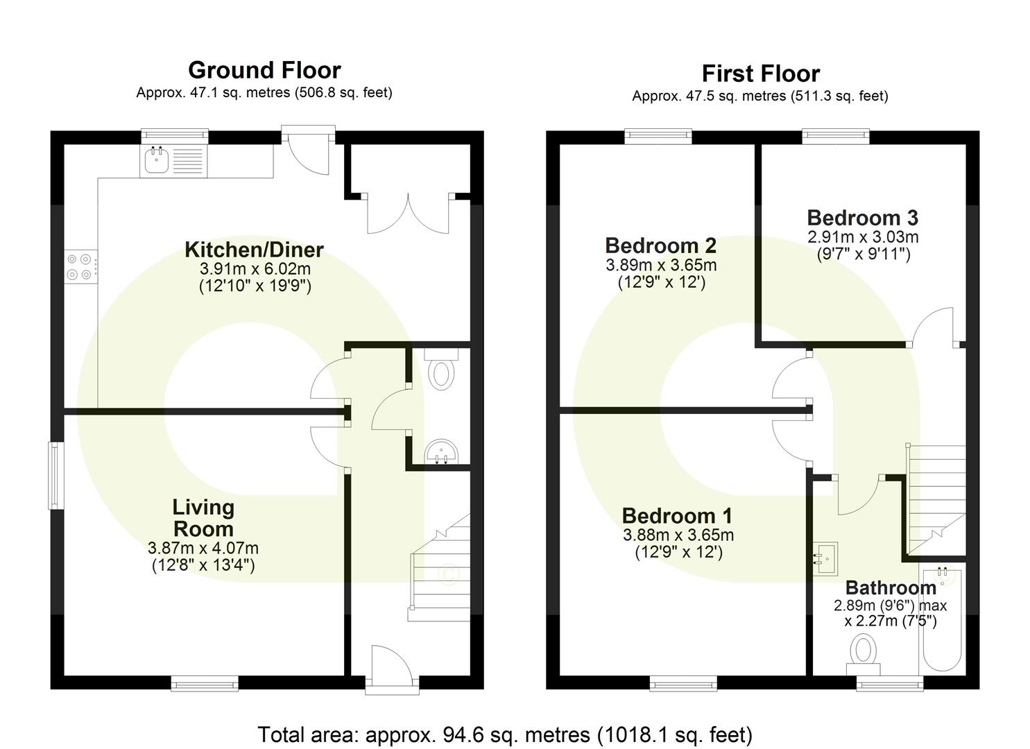 Knowsley Road, Wilpshire, Blackburn BB1, 3 bedroom town house for sale