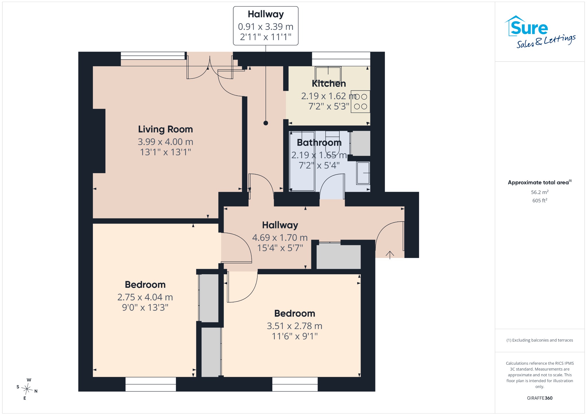 Flat 7  Flat 7, Shirley Road, Abbots Langley floorplan