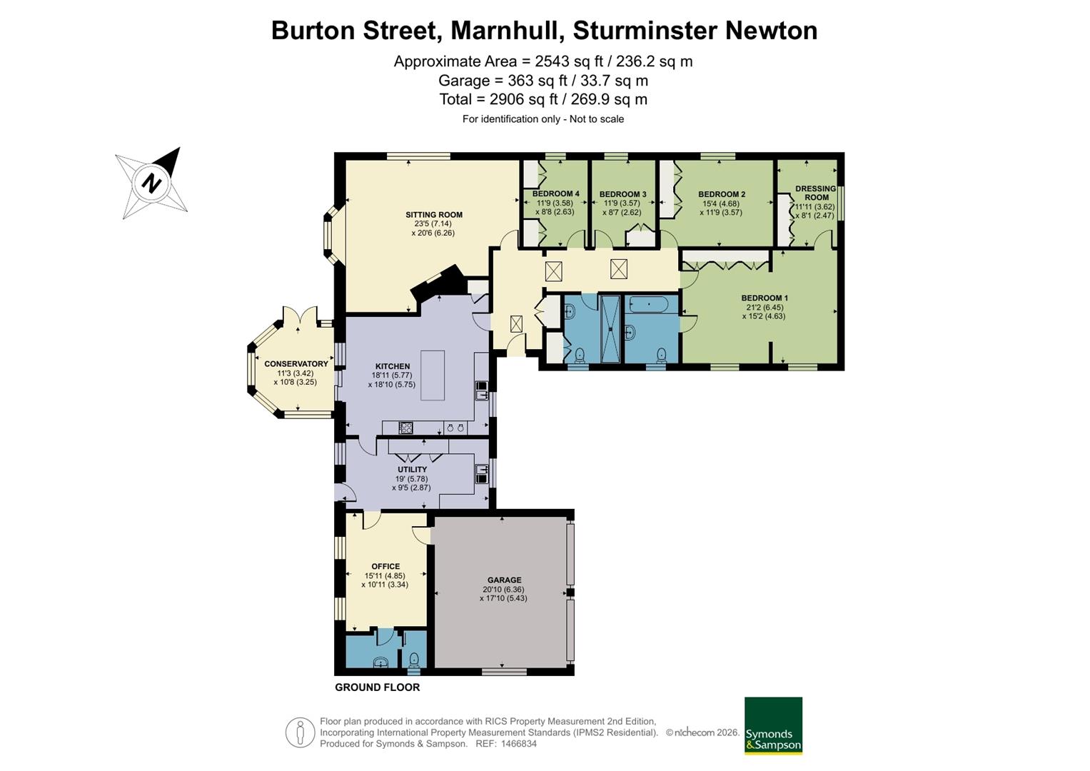 The Paddock, Lovells Court, Marnhull floorplan