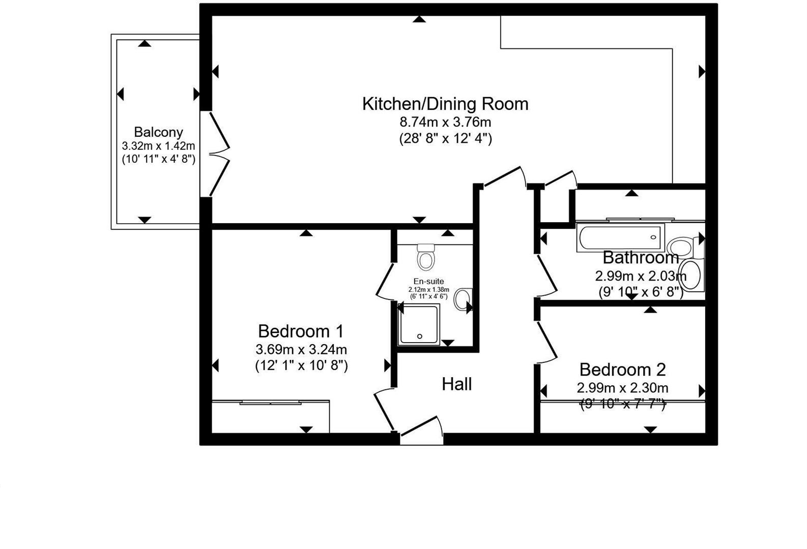 24, Scholeys Wharf, Mexborough floorplan