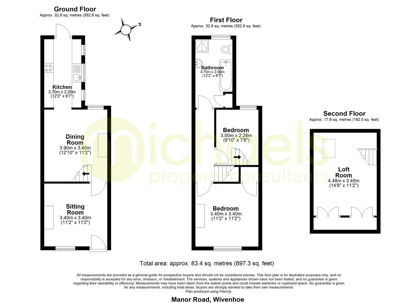 43, Manor Road, Colchester floorplan