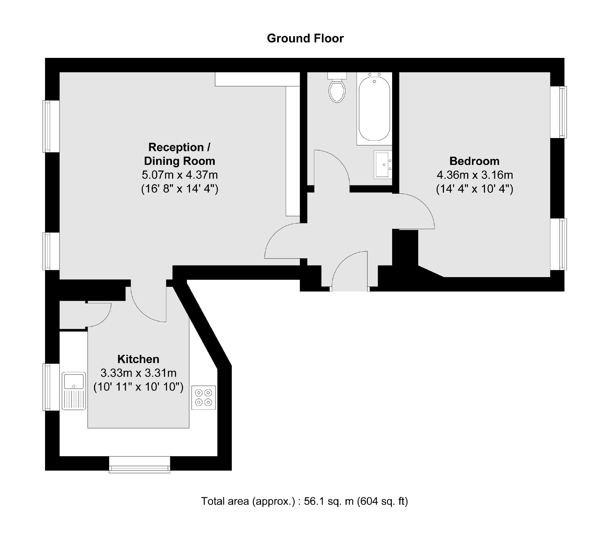 Royal Herbert Pavilions, Gilbert Close, London SE18, 1 bedroom flat for