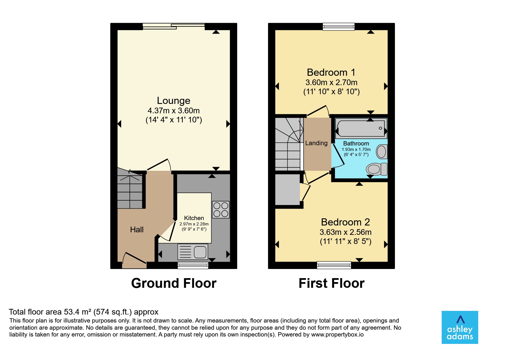 6, Waterloo Court, Derby floorplan
