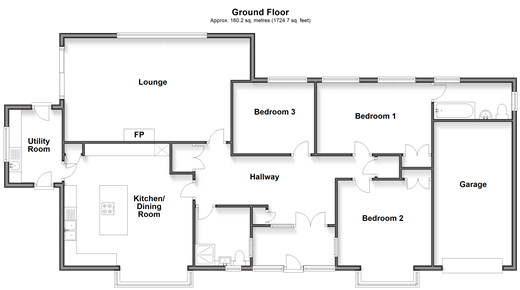 Afton Road, Freshwater floorplan