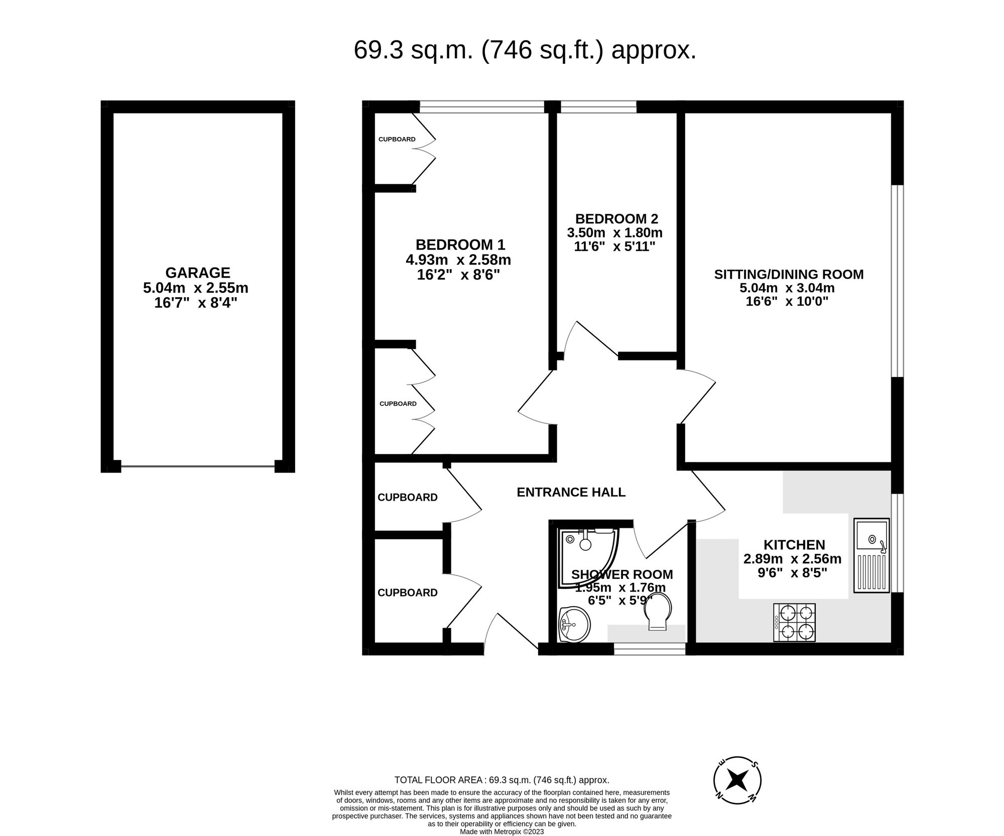 12 Hillmead, Crawley floorplan