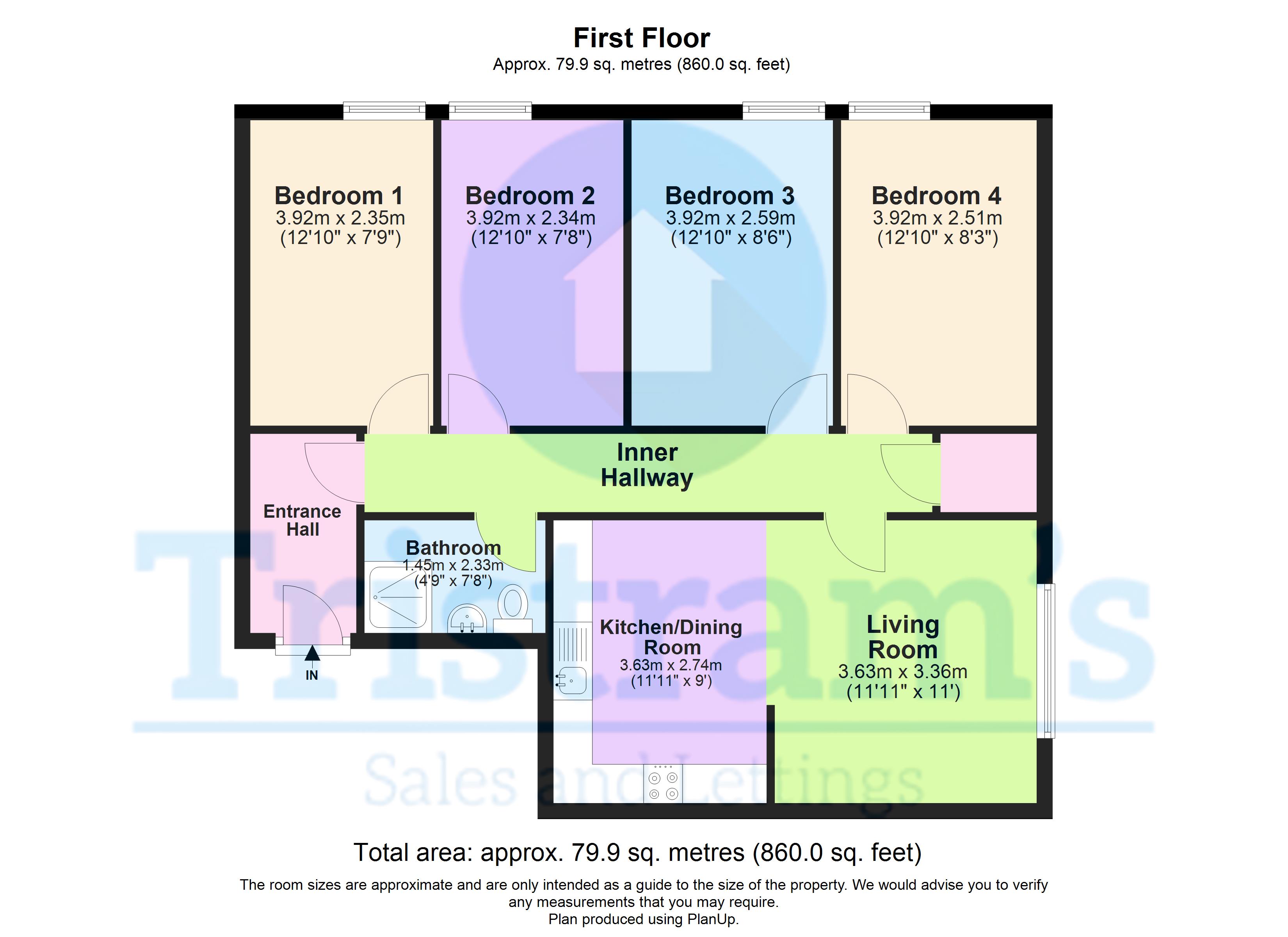 19B, Denison Court, Nottingham floorplan
