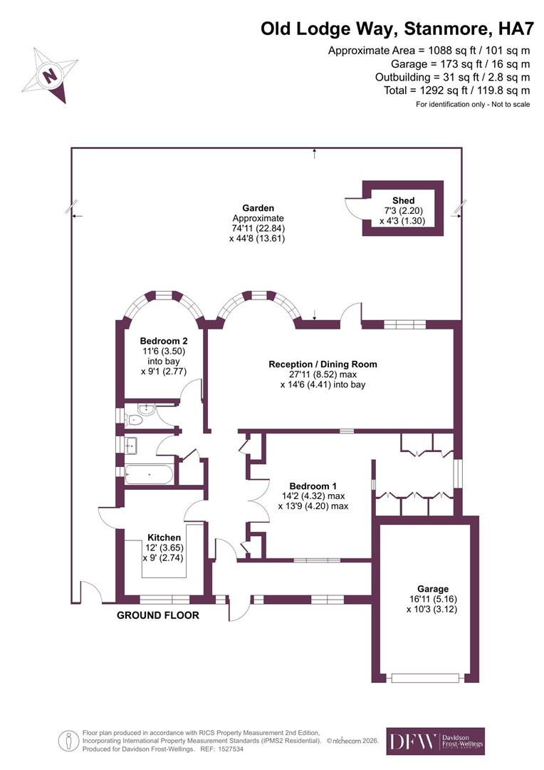 Caprice, Old Lodge Way, Stanmore floorplan