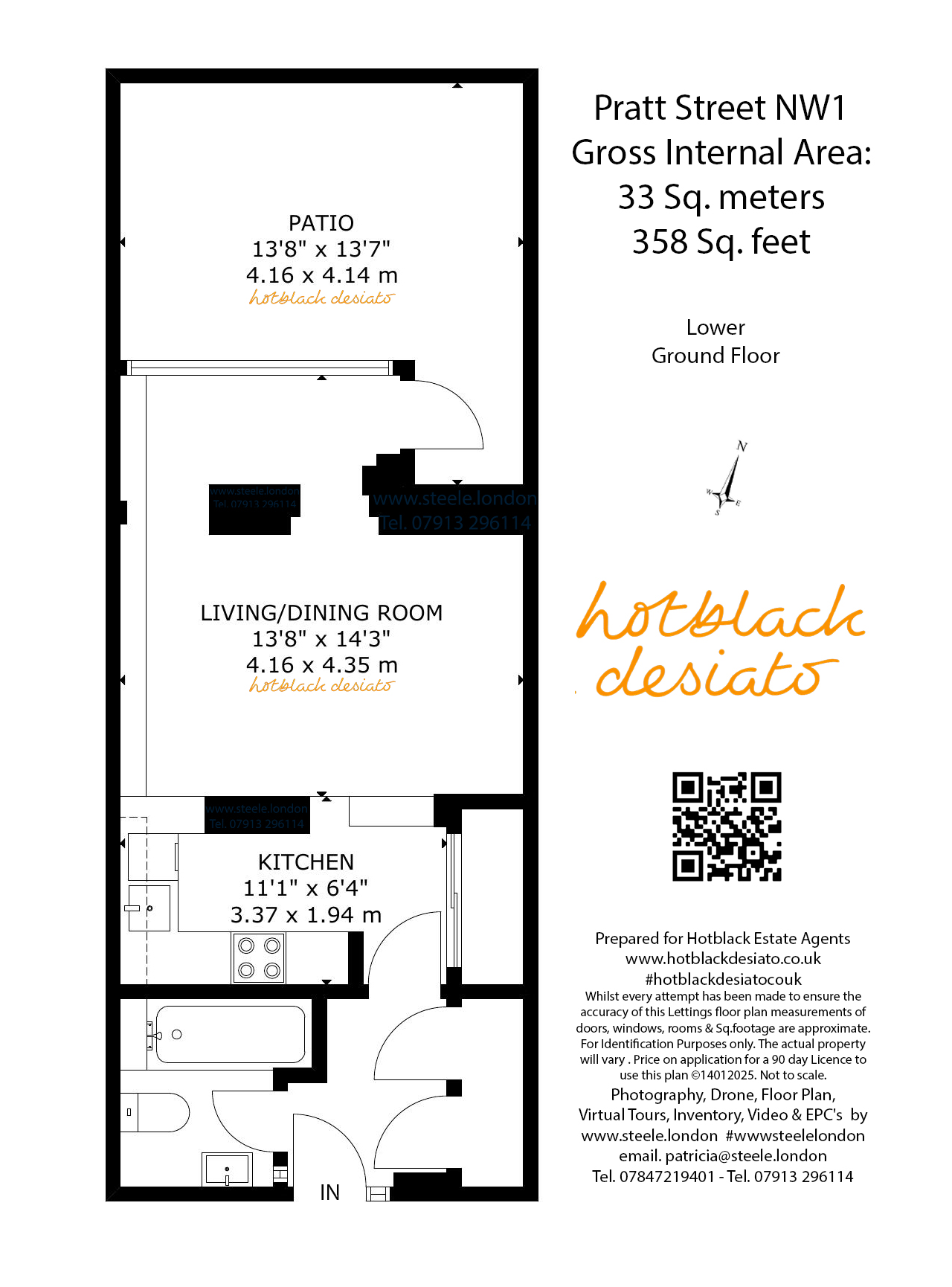 12A,, Pratt Street, London floorplan
