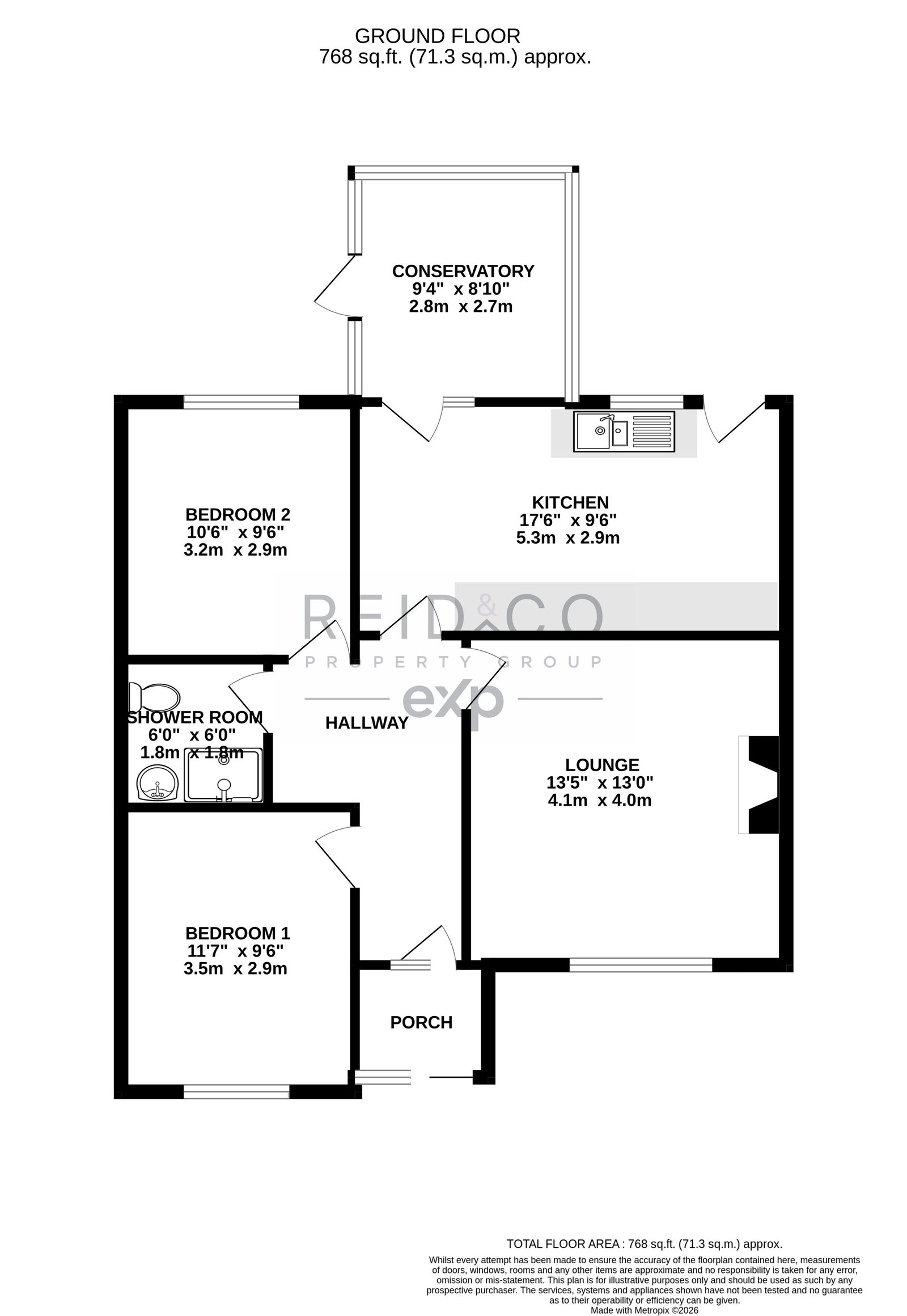 114, Woodplumpton Lane, Preston floorplan