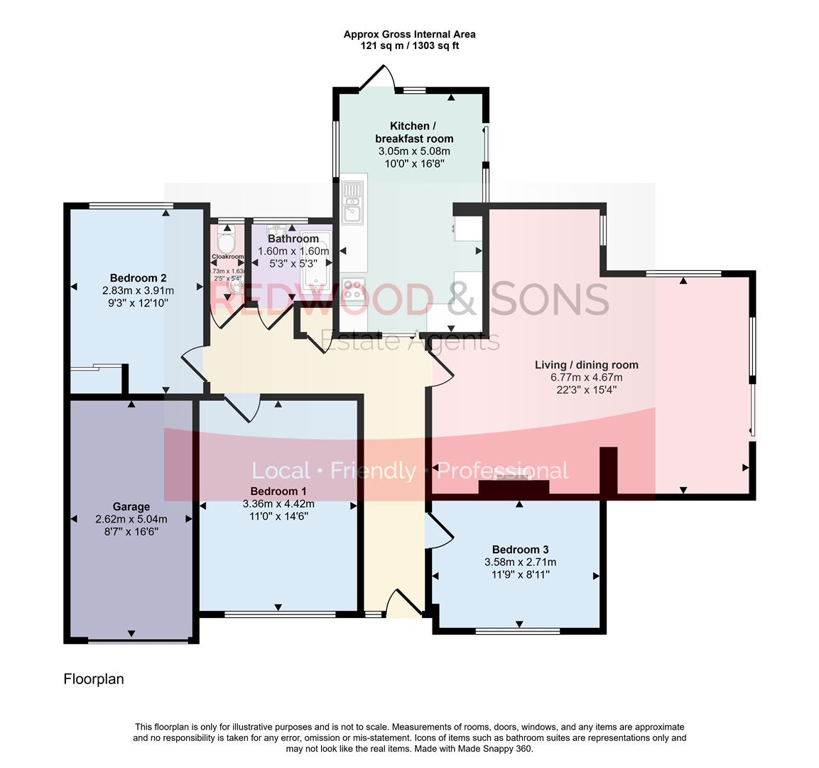 9, Henty Close, Walberton floorplan