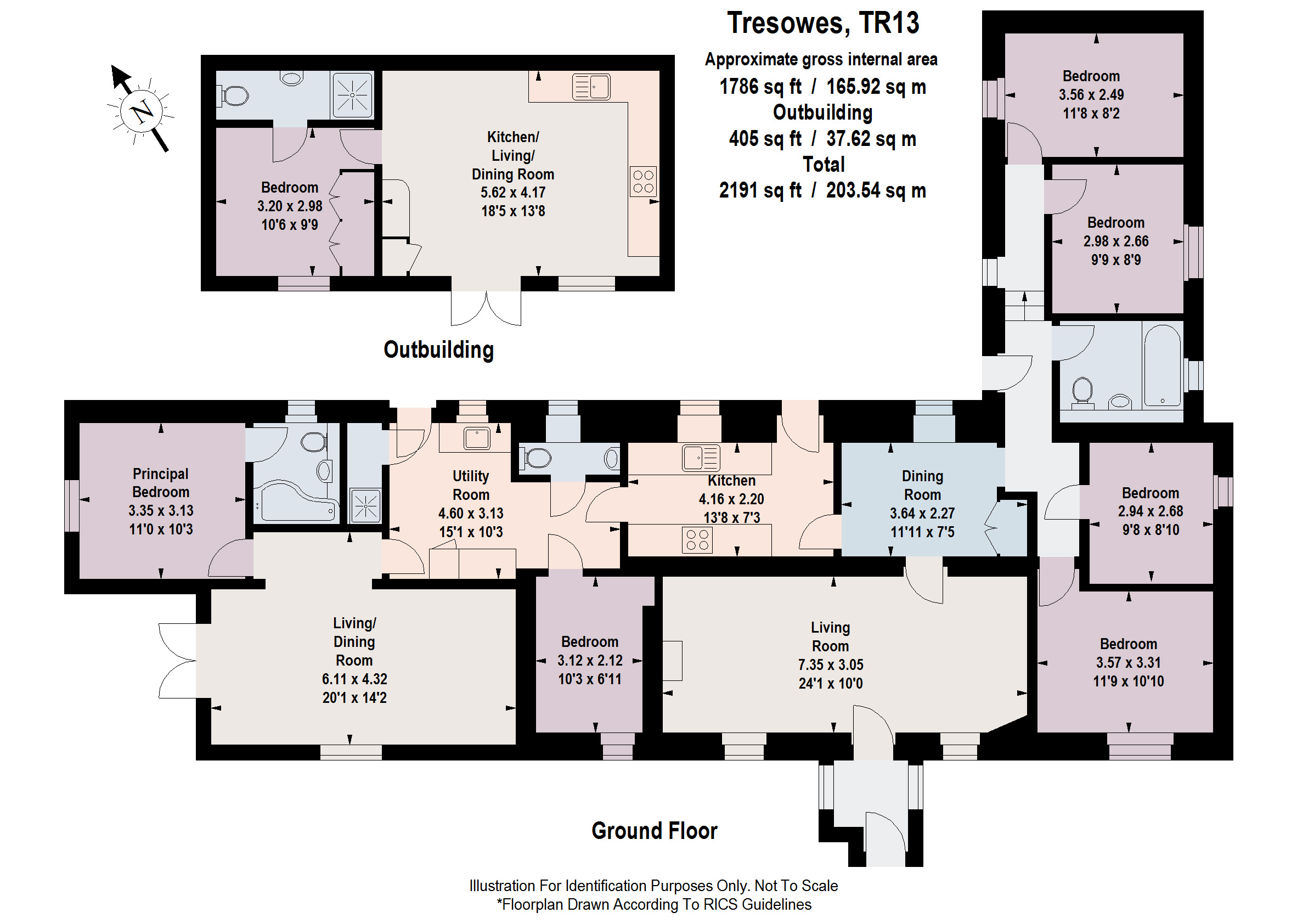 Greycot,, Tresowes, Helston floorplan