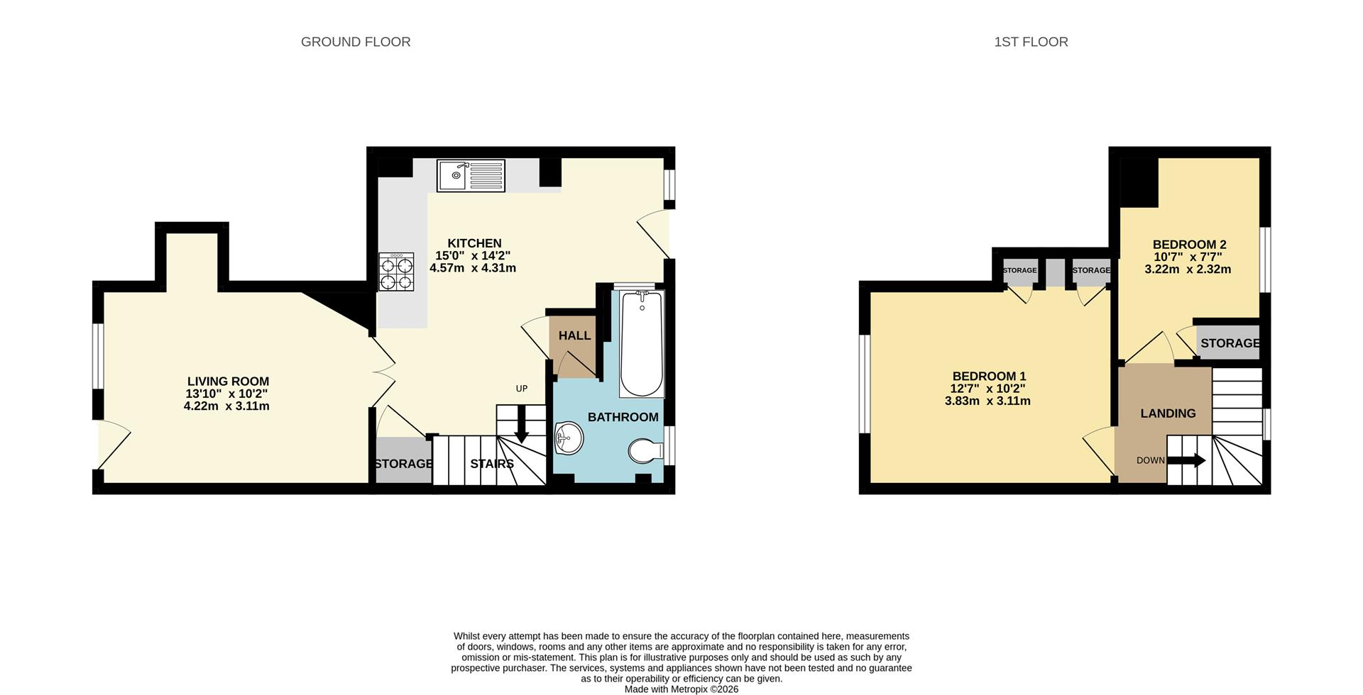 3 Stone Croft Cottages, Uckfield floorplan