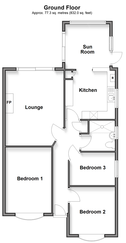 Woodland Avenue Hartley, Longfield floorplan