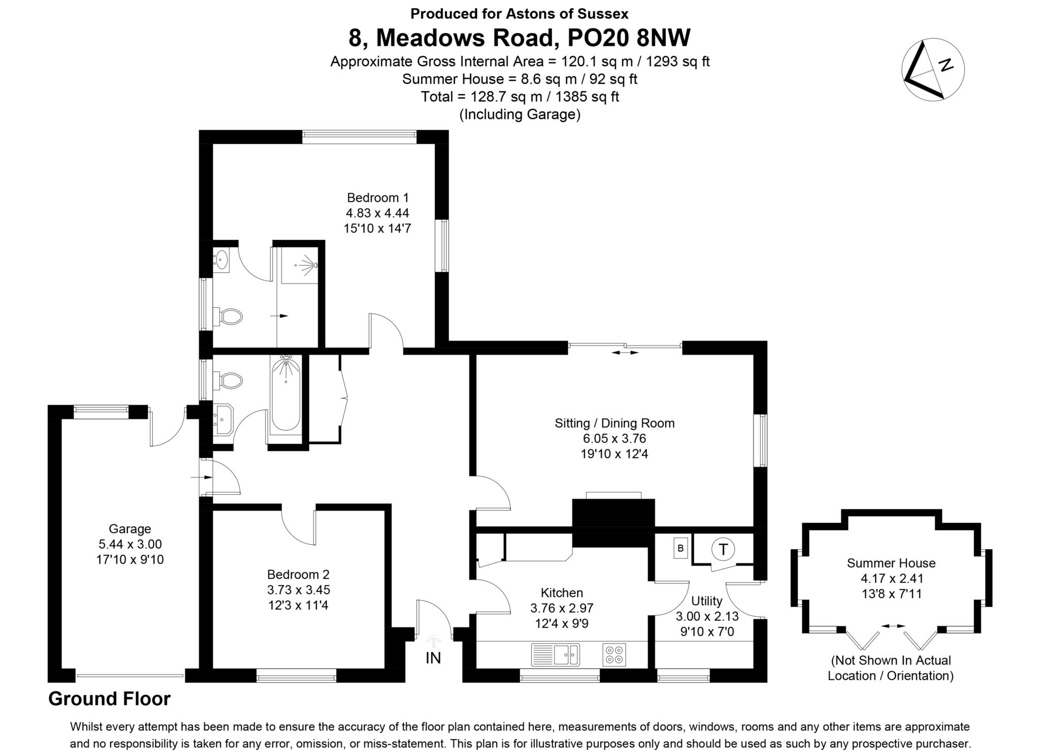 Little Meadow, Meadows Road, Chichester floorplan