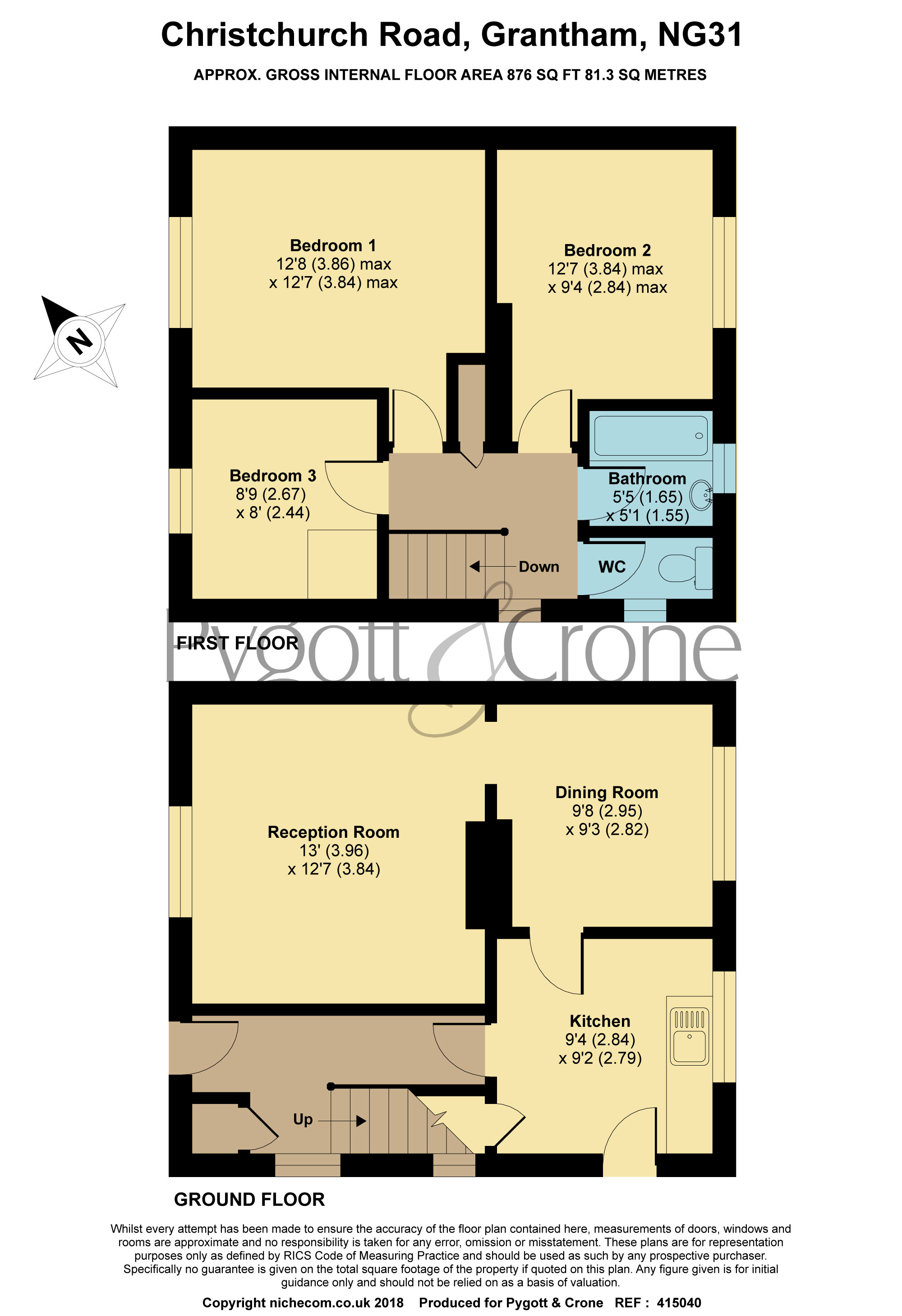 3 Bedrooms Semi-detached house for sale in Christchurch Road, Grantham NG31