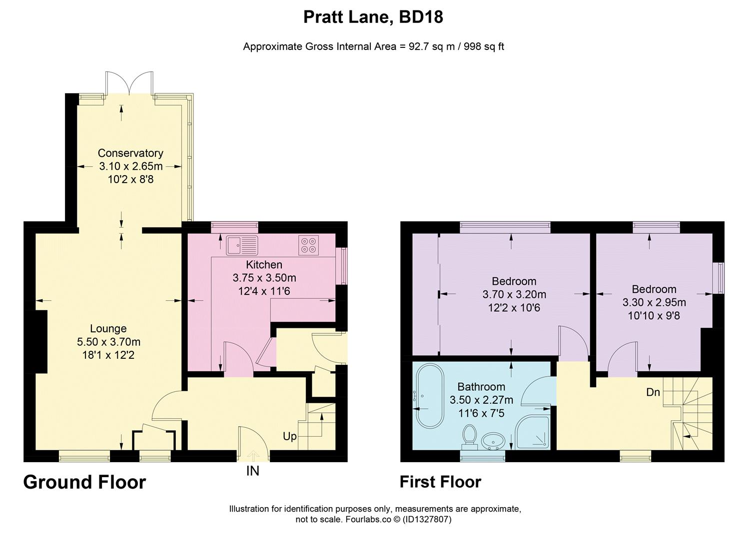 5, Pratt Lane, Shipley floorplan