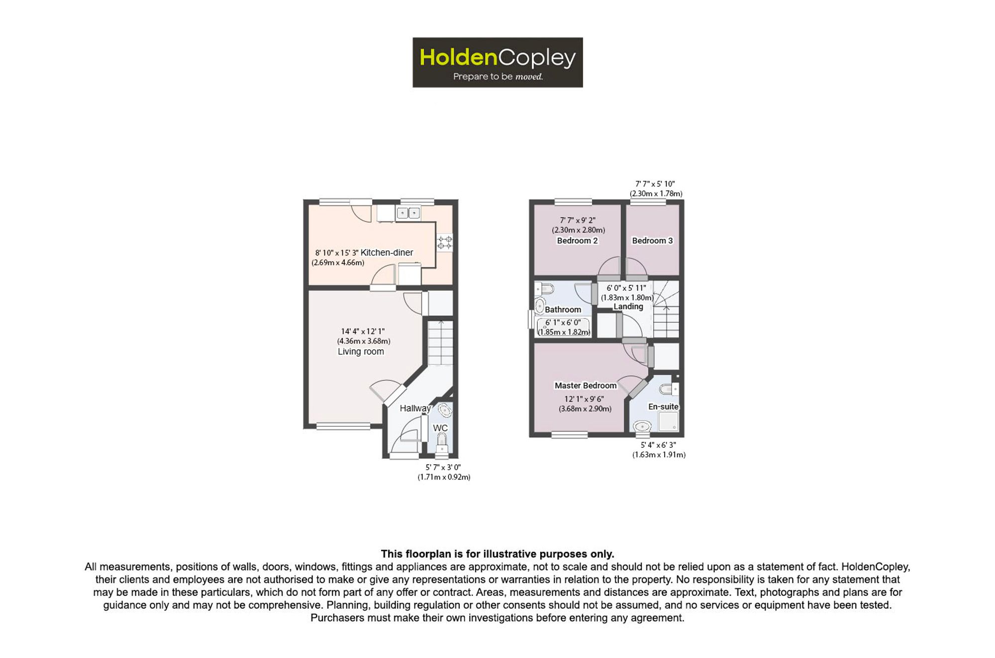 40 Lewis Crescent, Nottingham floorplan