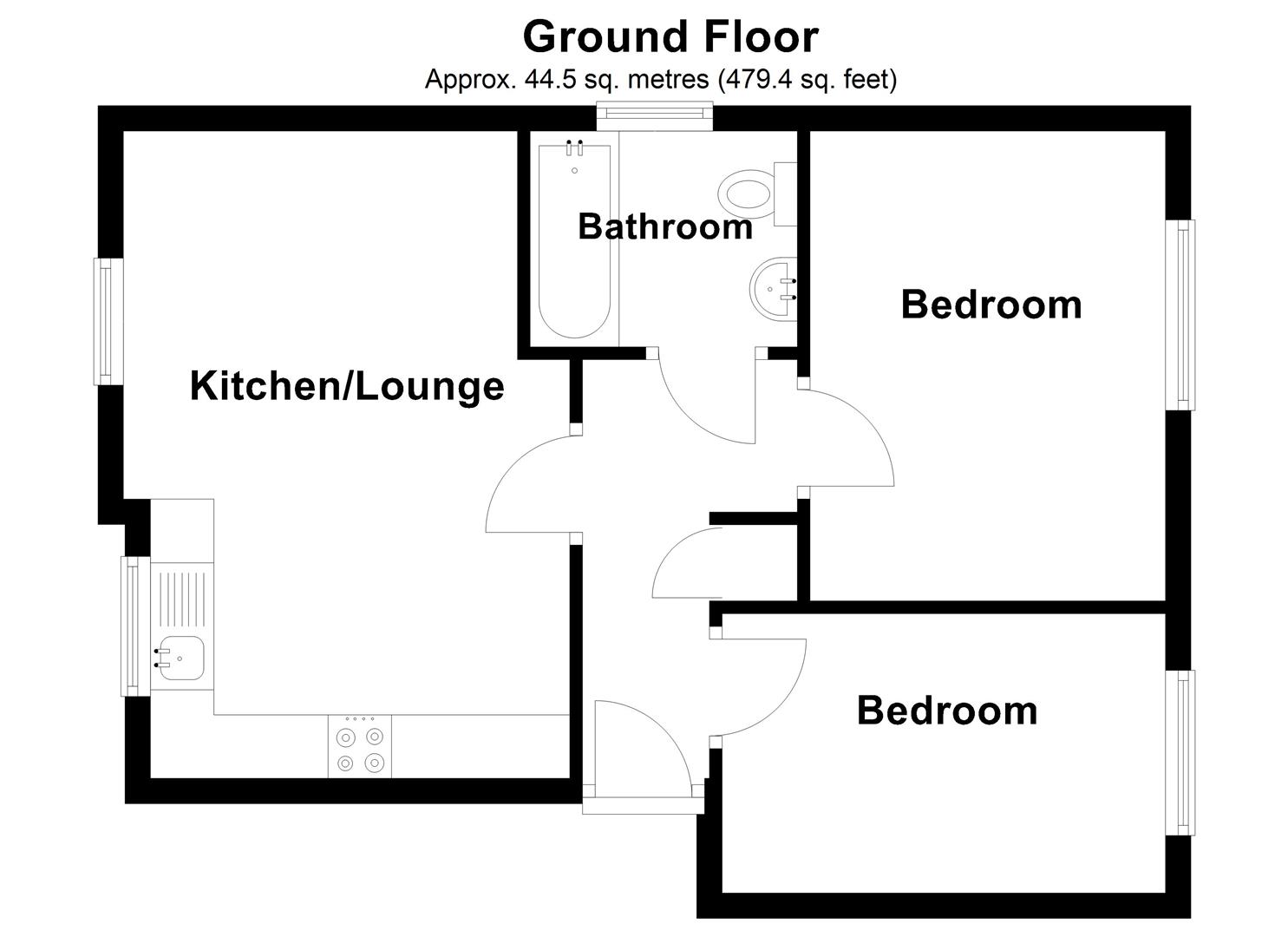 3, Beatrice Court, Oswestry floorplan
