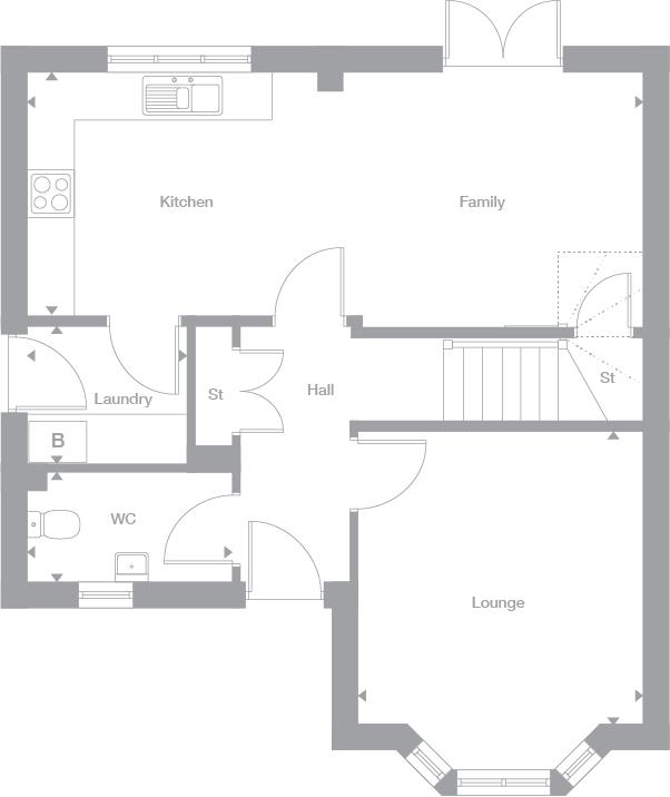 4 Bedrooms Detached house for sale in 
