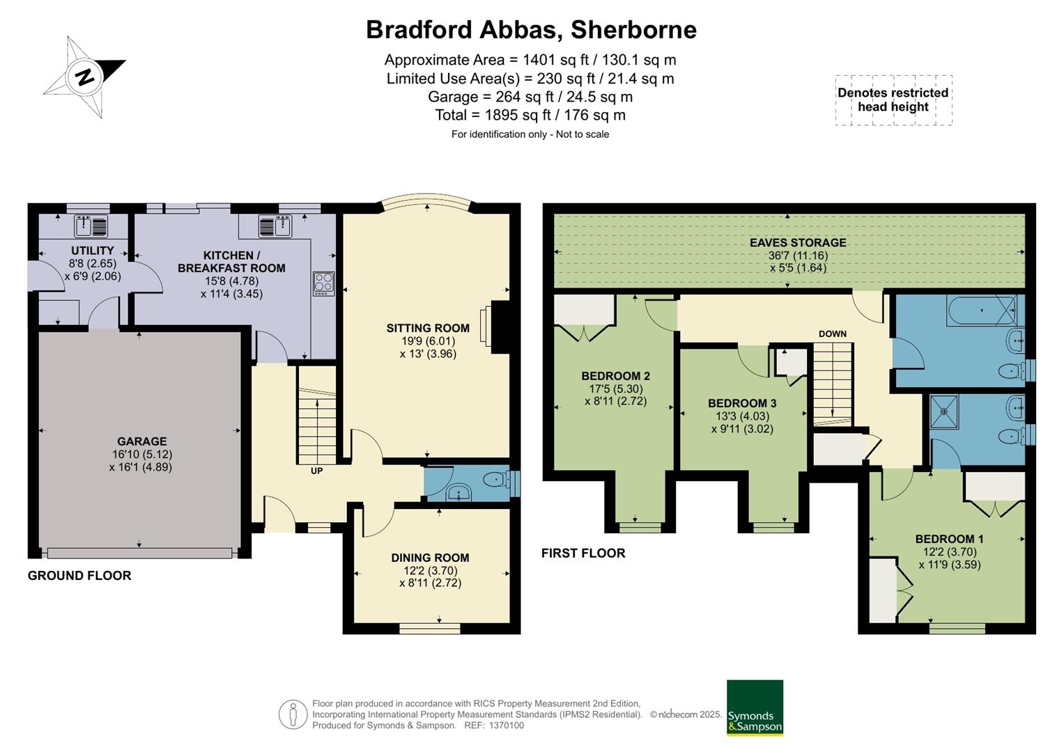 Highfield, Back Lane, Sherborne floorplan
