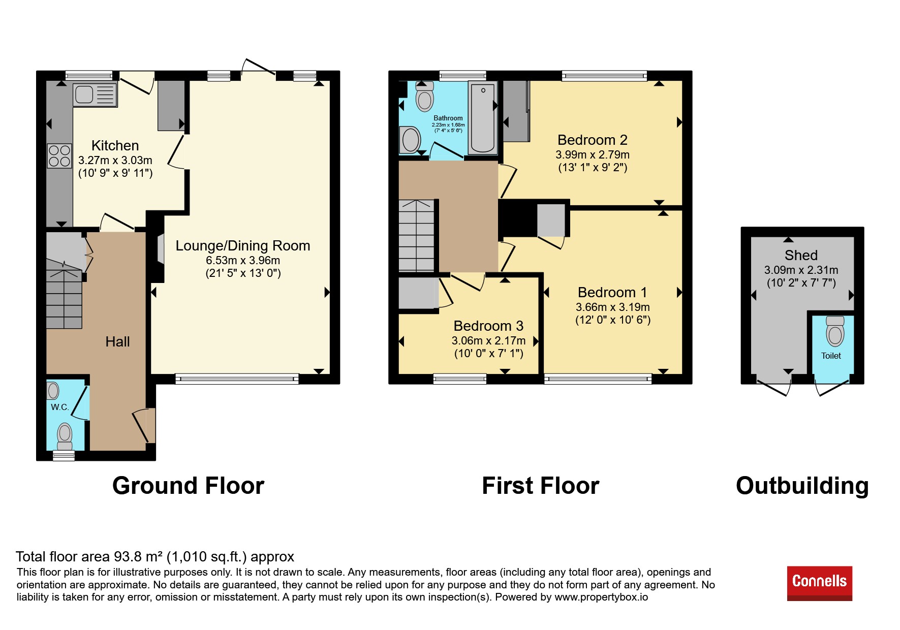 1, Hazel Street, Leicester floorplan